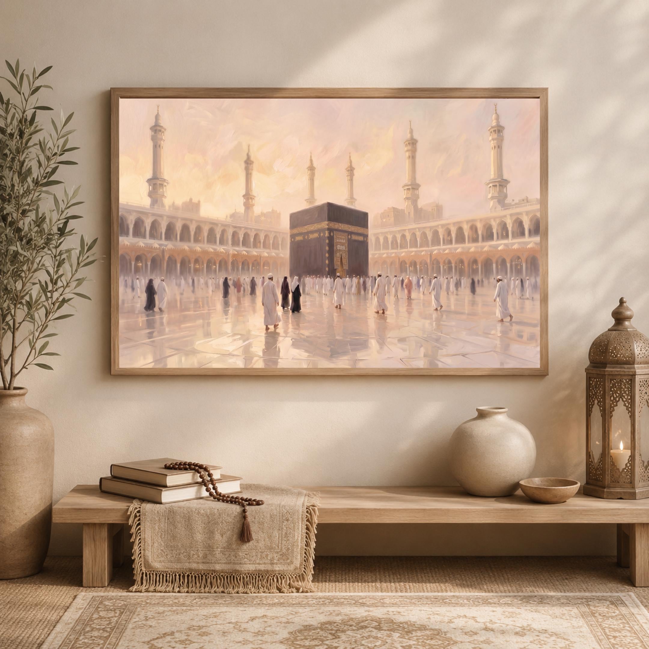 The Kaaba across a Reflective Courtyard — image 5