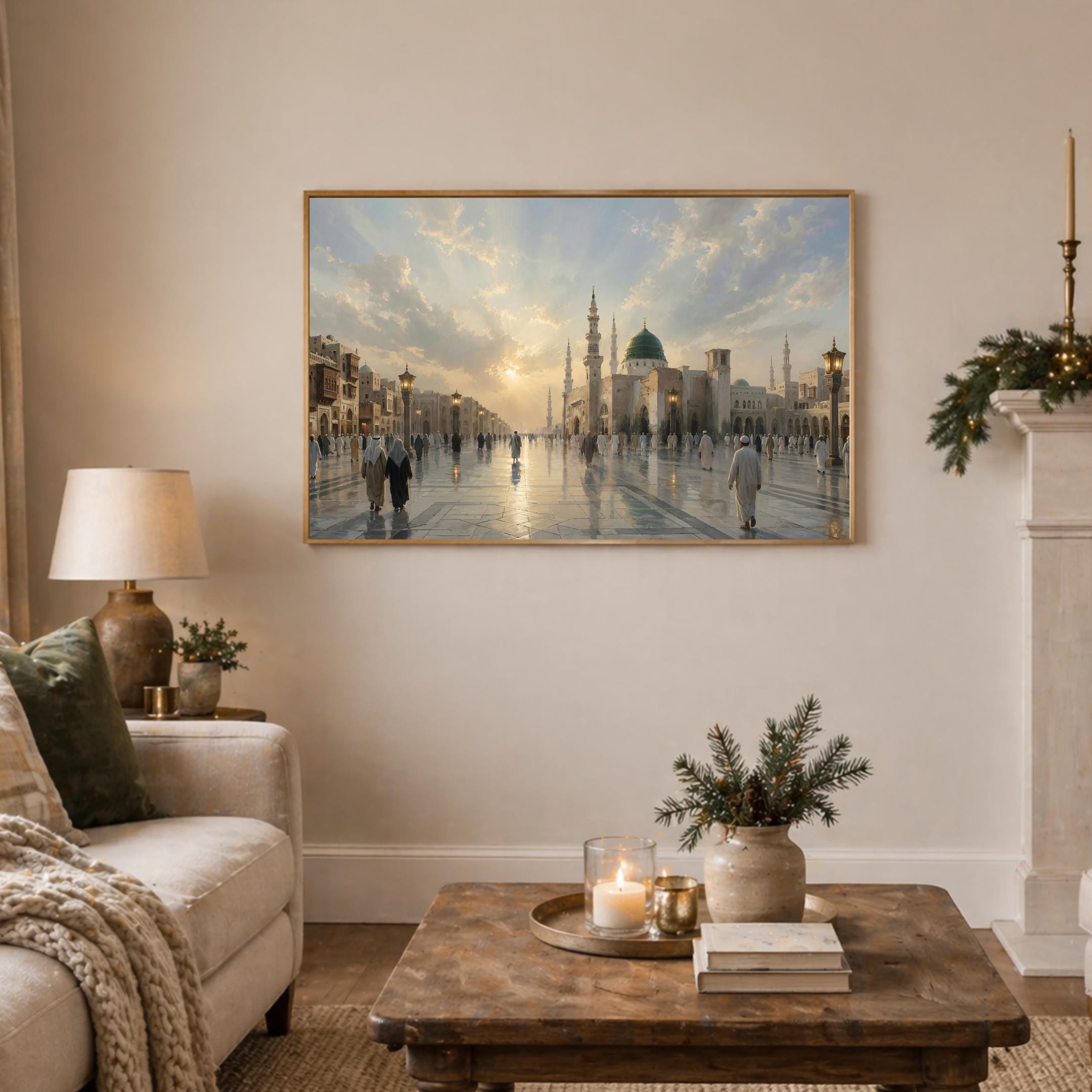 Medina Frame TV Art, Islamic Muslim Home Decor, Peaceful Mosque Art (Digital Download) — image 4