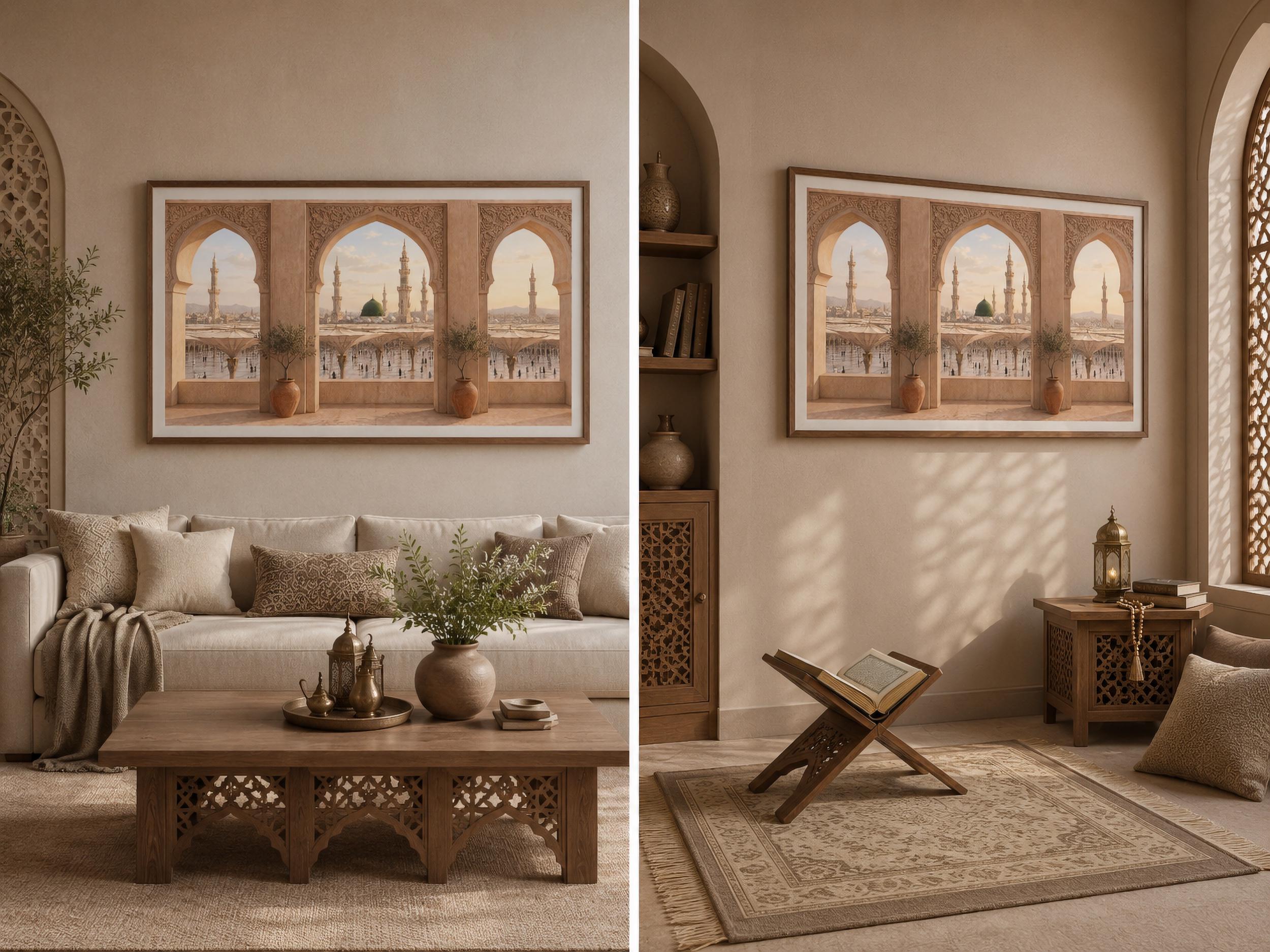 Medina Frame TV Art, Islamic Arch View Samsung The Frame, Muslim Home Decor (Digital Download) — image 3