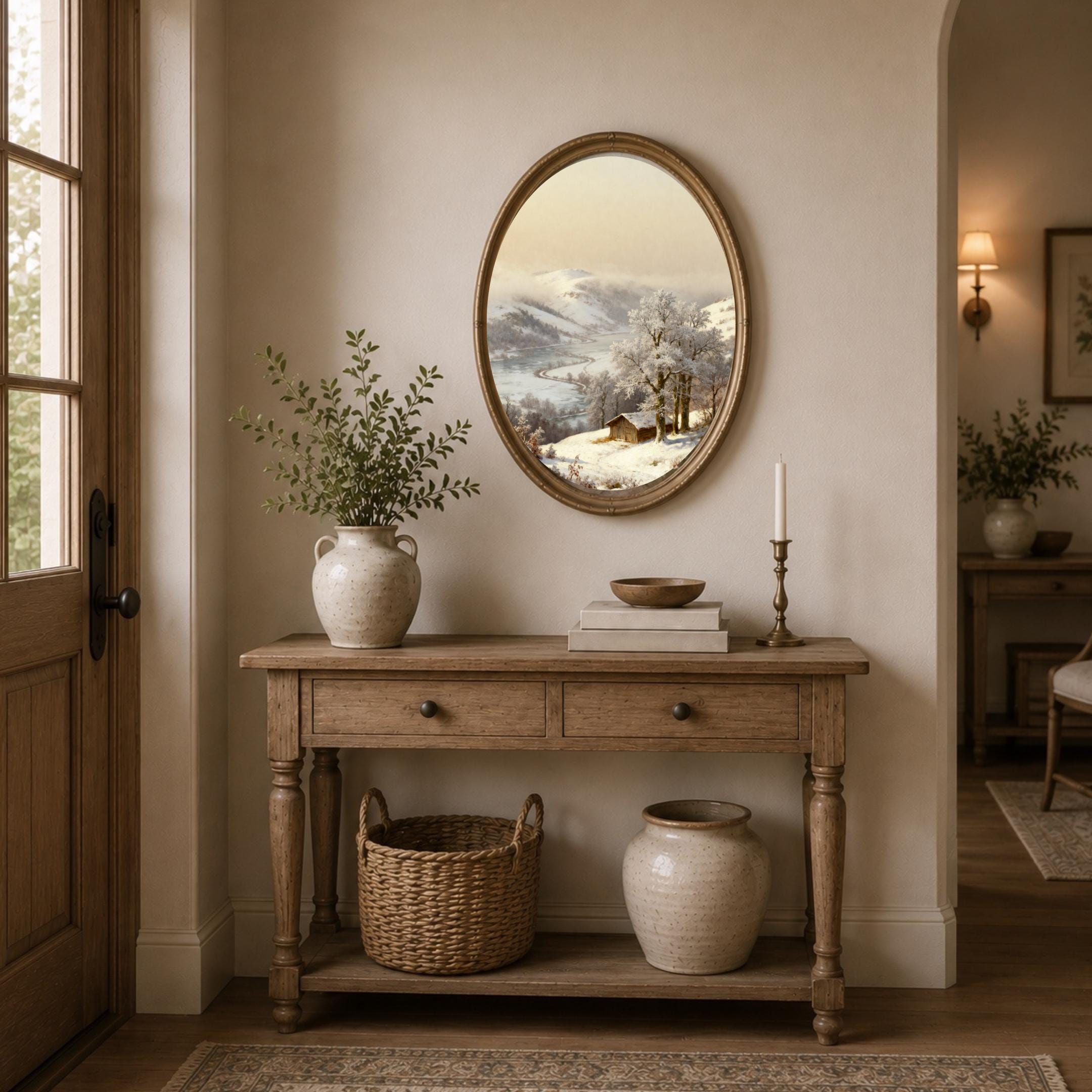 Cabin in the Golden Winter Valley — image 7