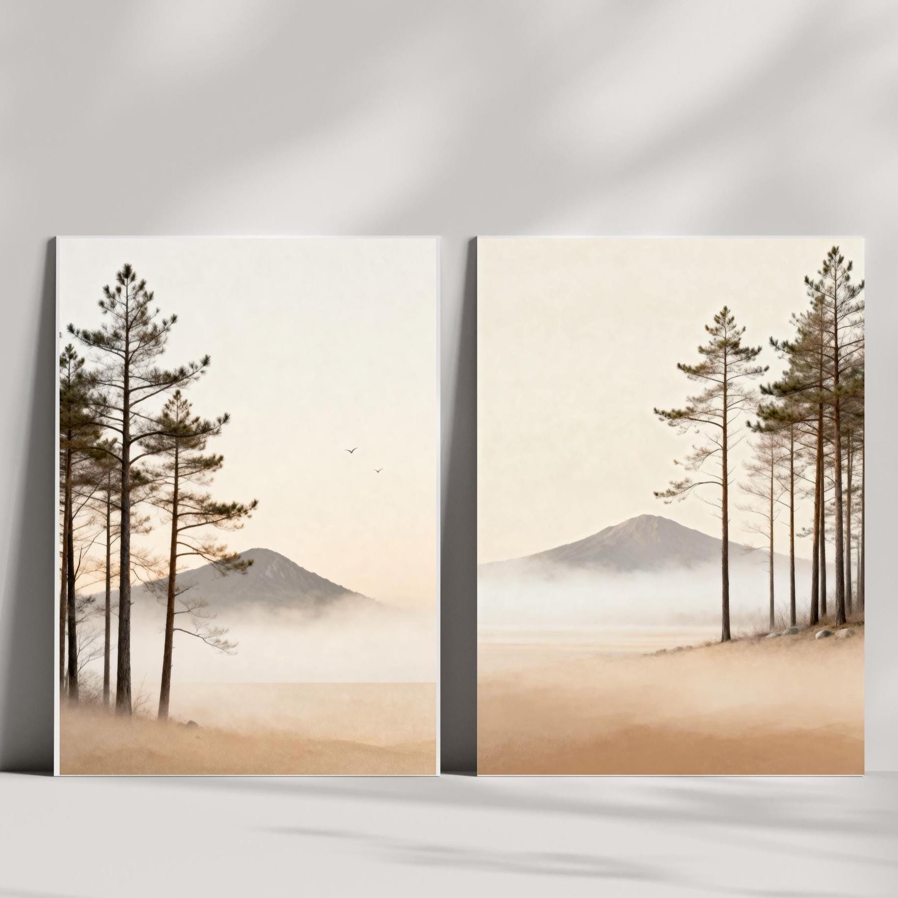 Misty Pines & Mountains — Set of 2 — image 4