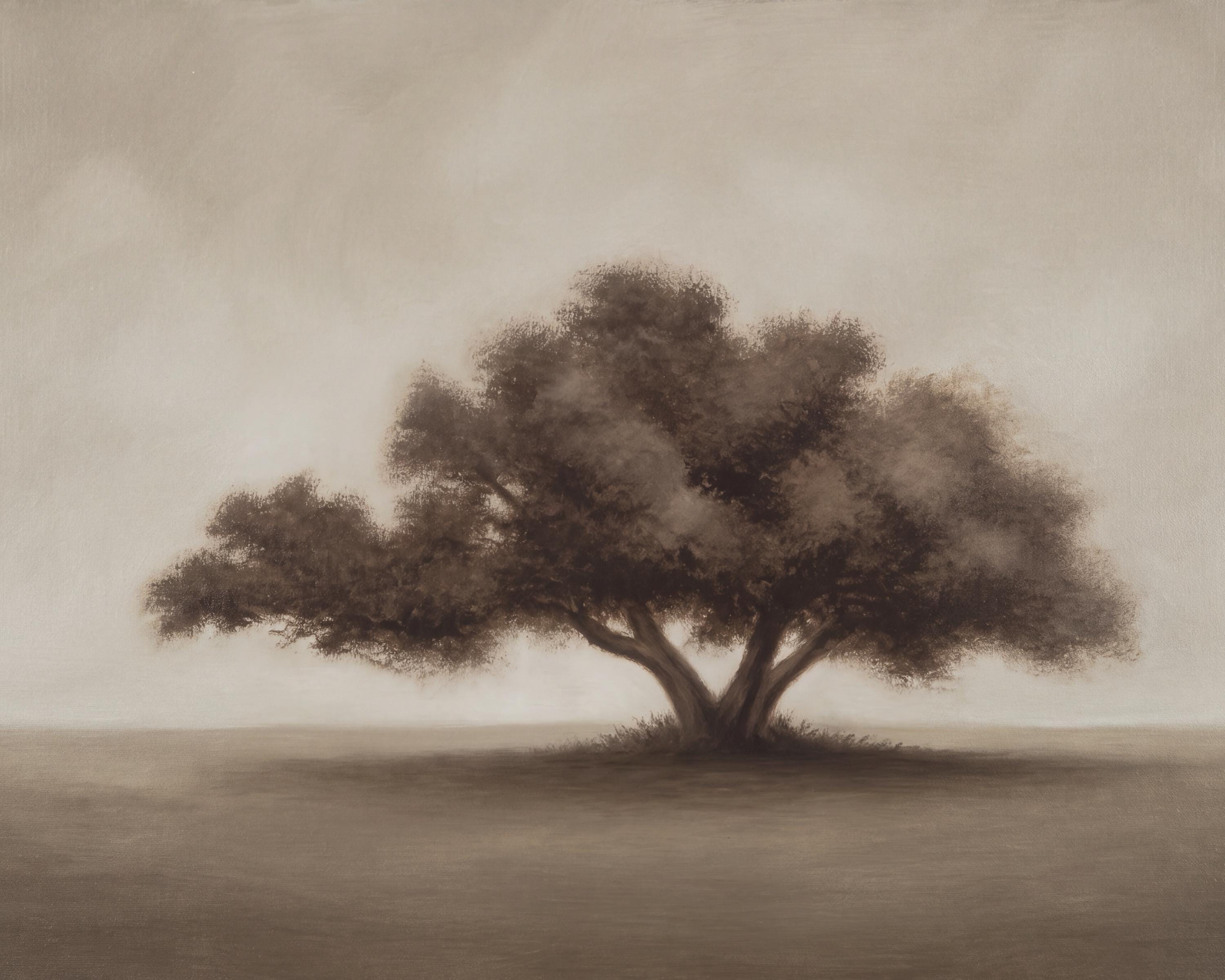 Vintage Tree Wall Art Printable | Neutral Landscape Print | Minimalist Nature Digital Download — image 2