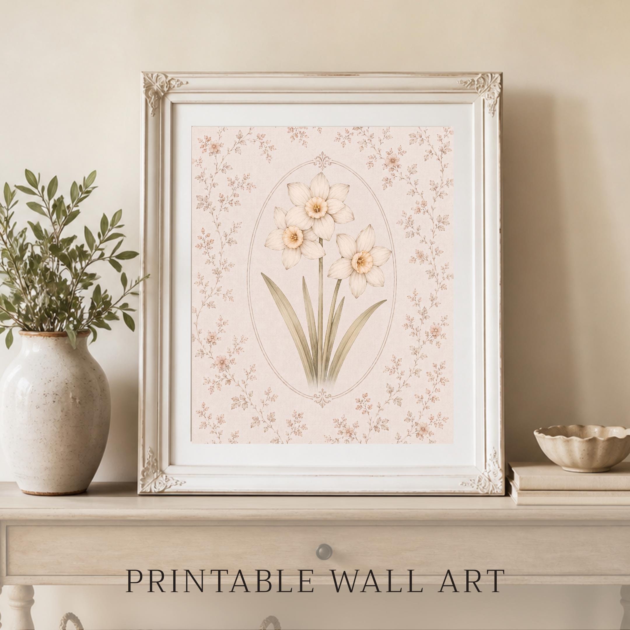 February Birth Month Flower Print | Violet Printable Wall Art | Vintage Botanical Gift Digital Download — image 8