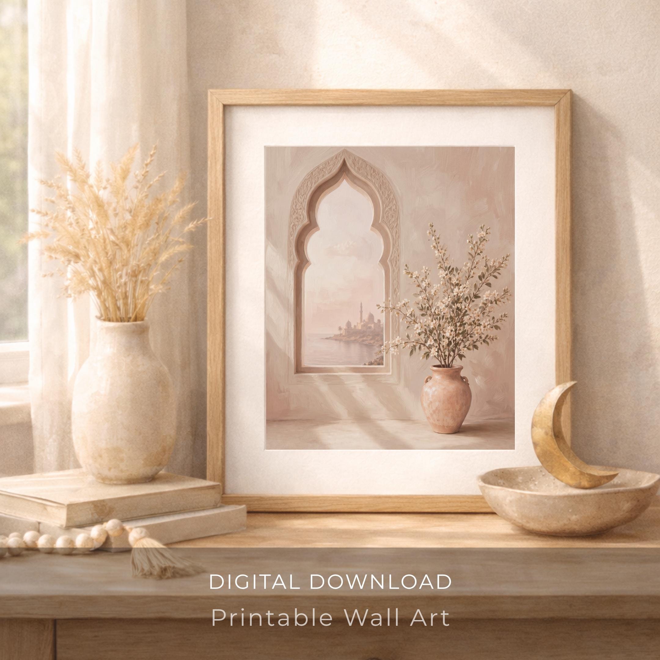 Flowers in the Light of an Arch Window — image 7