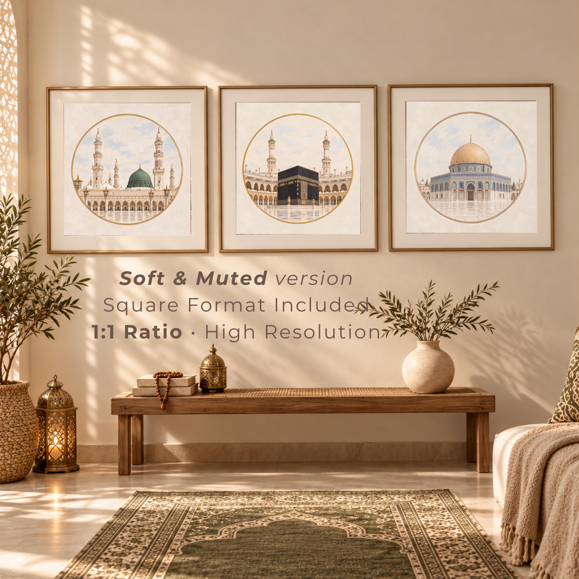 Islamic Landmark Medallions — Set of 3 — image 7