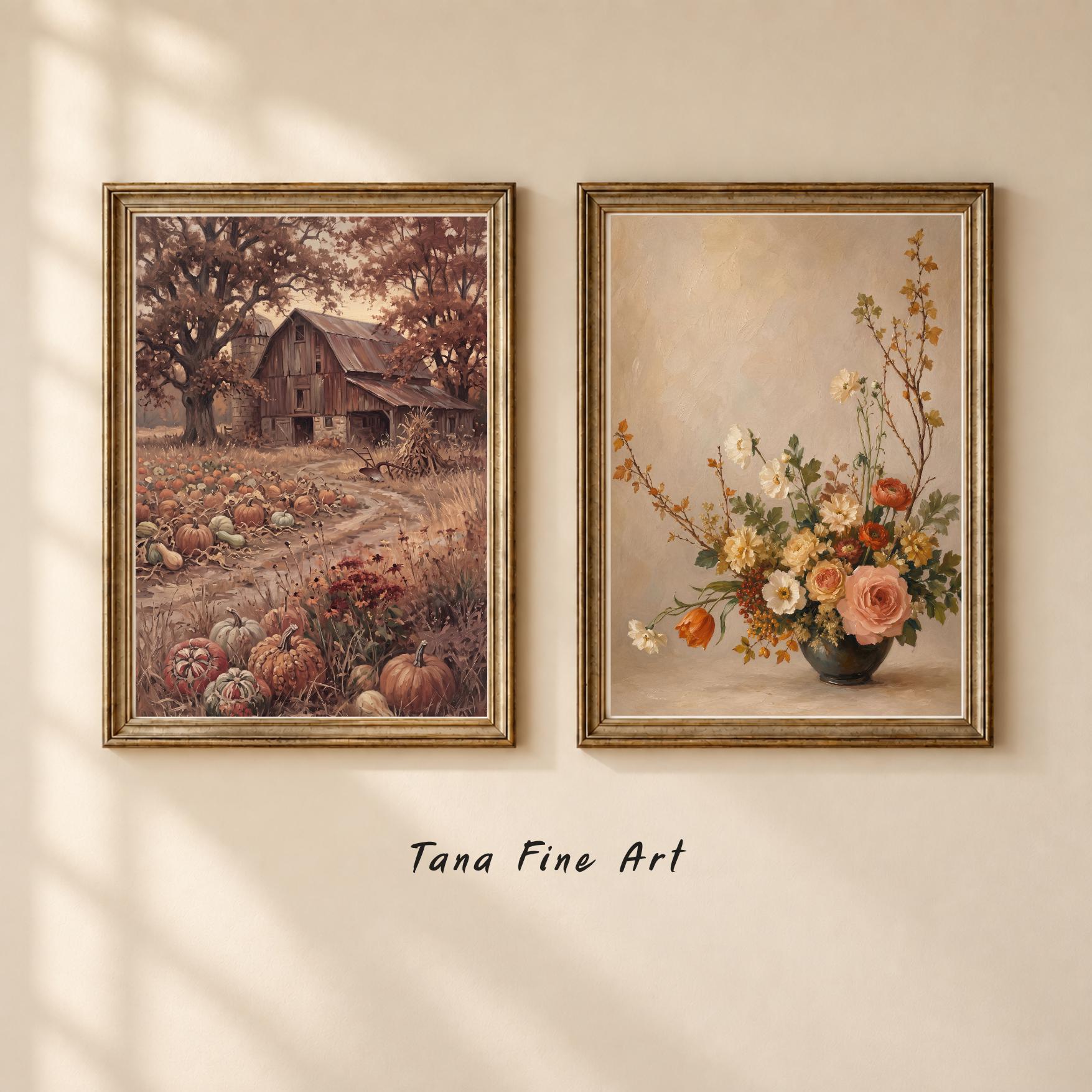 Autumn Paths & Floral Still Lifes — Set of 5 — image 2