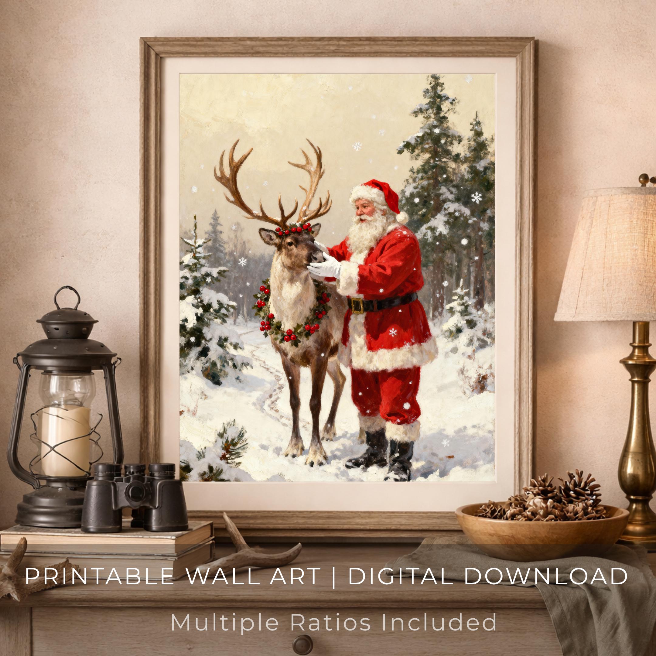 Santa’s Woodland Reindeer Greeting — image 6
