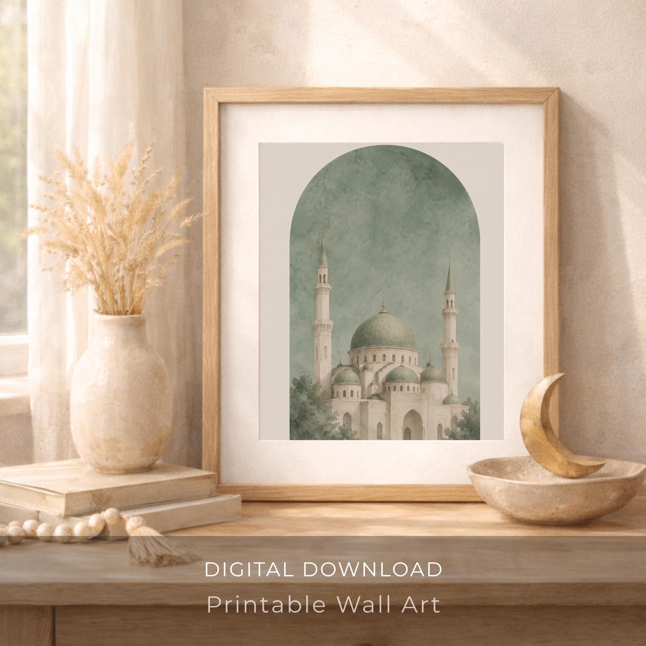 Sage Mosque beneath an Open Arch — image 3