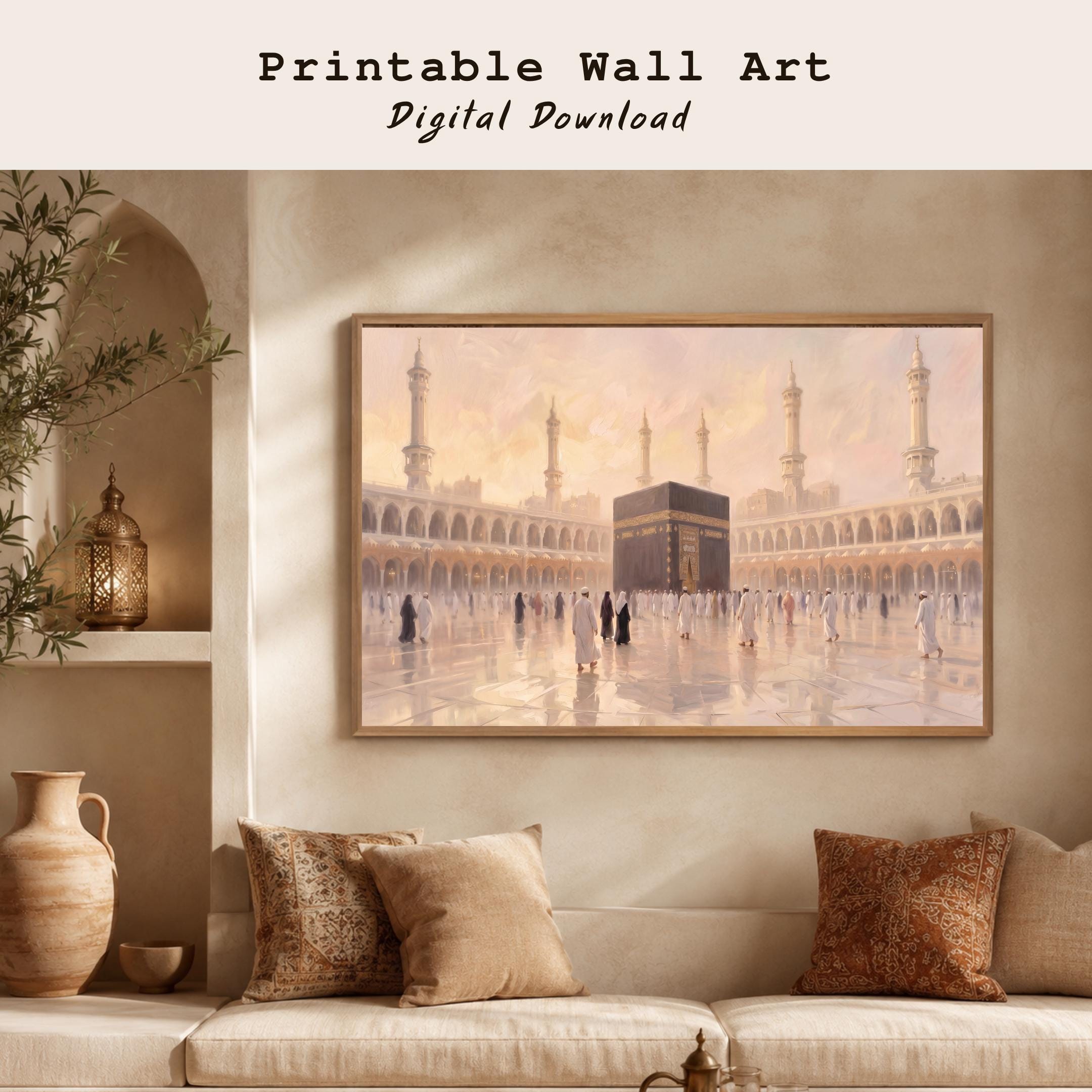 The Kaaba across a Reflective Courtyard — image 6