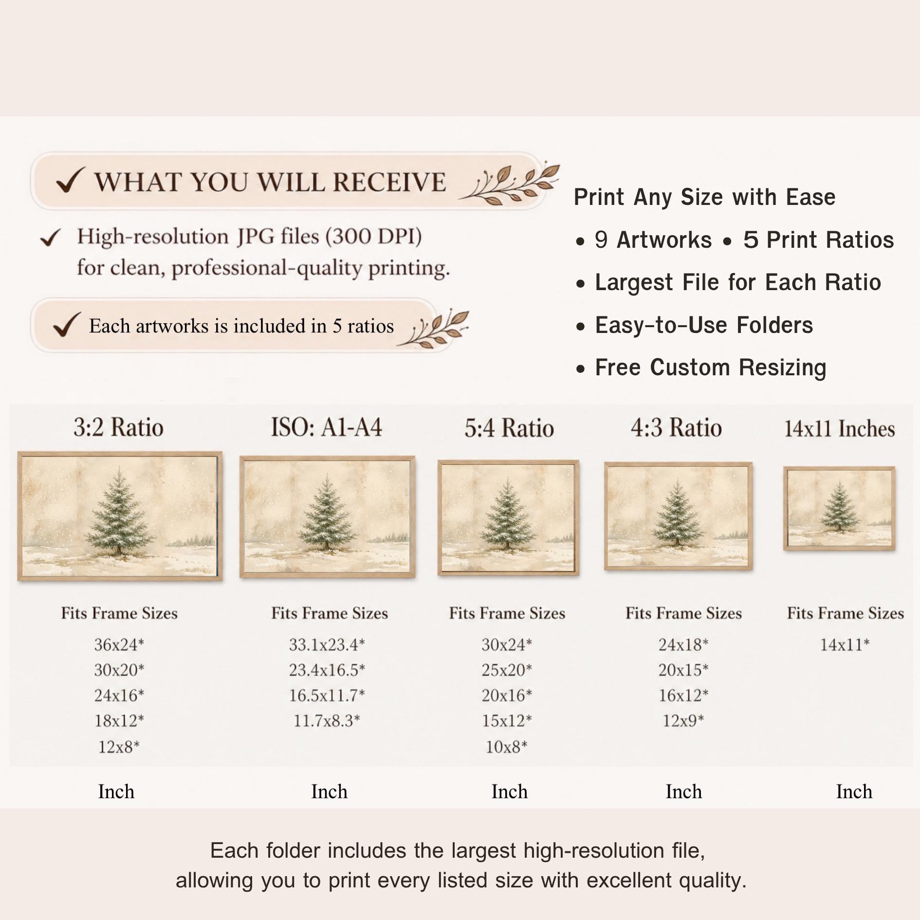Rustic Christmas Keepsakes — Set of 9 — image 8