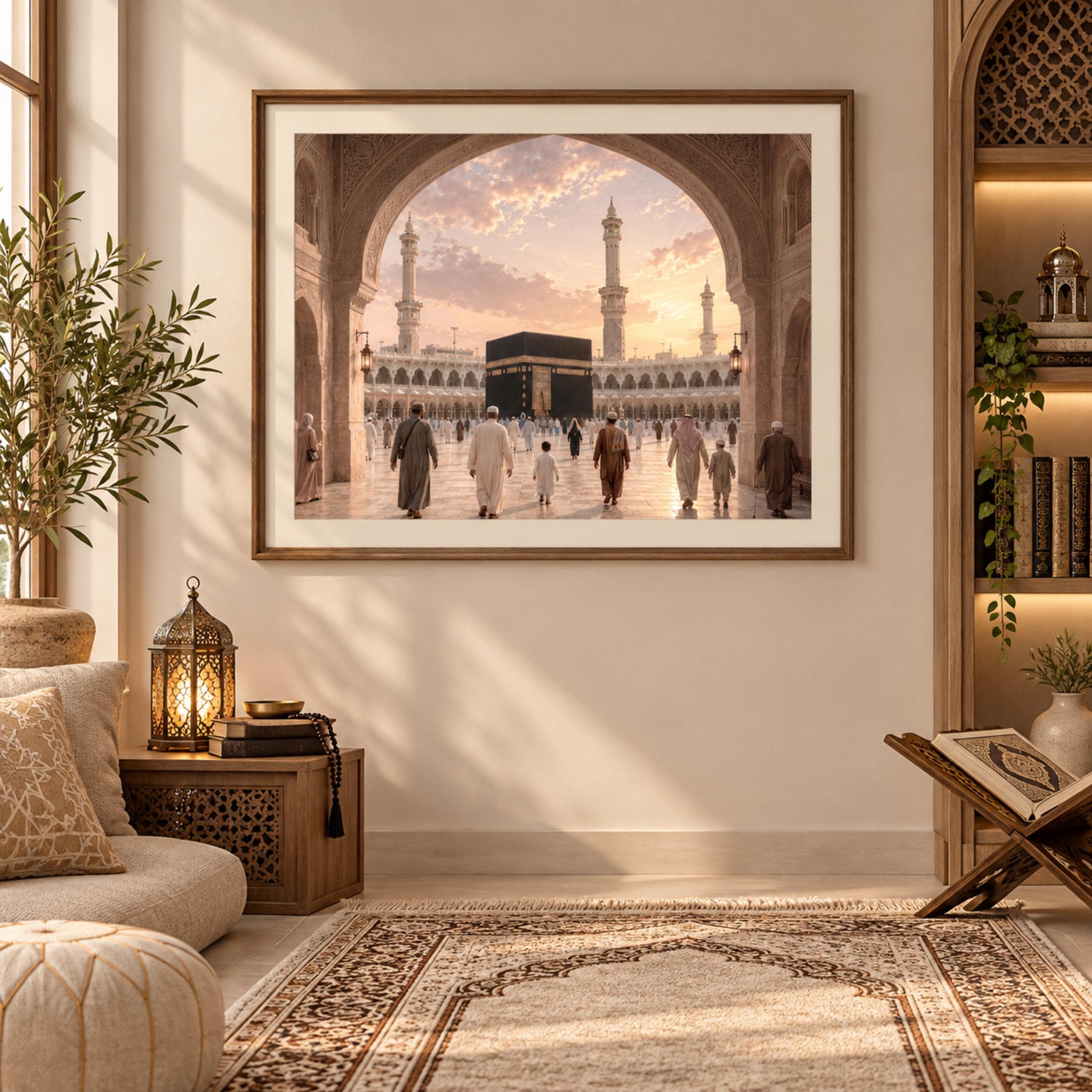 Pilgrims beneath the Mosque Arch — image 2