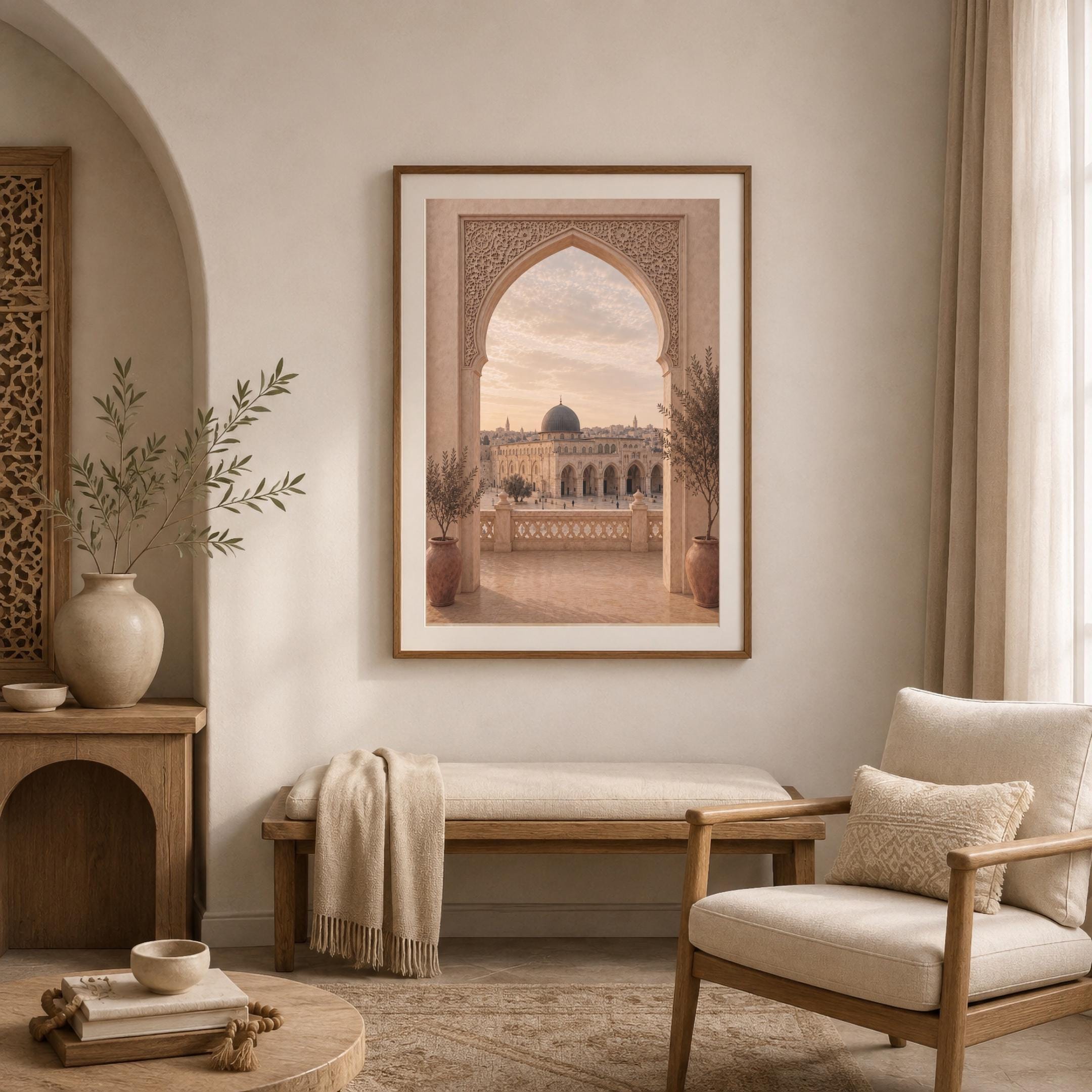 Al Aqsa-Inspired View through the Arch — image 6