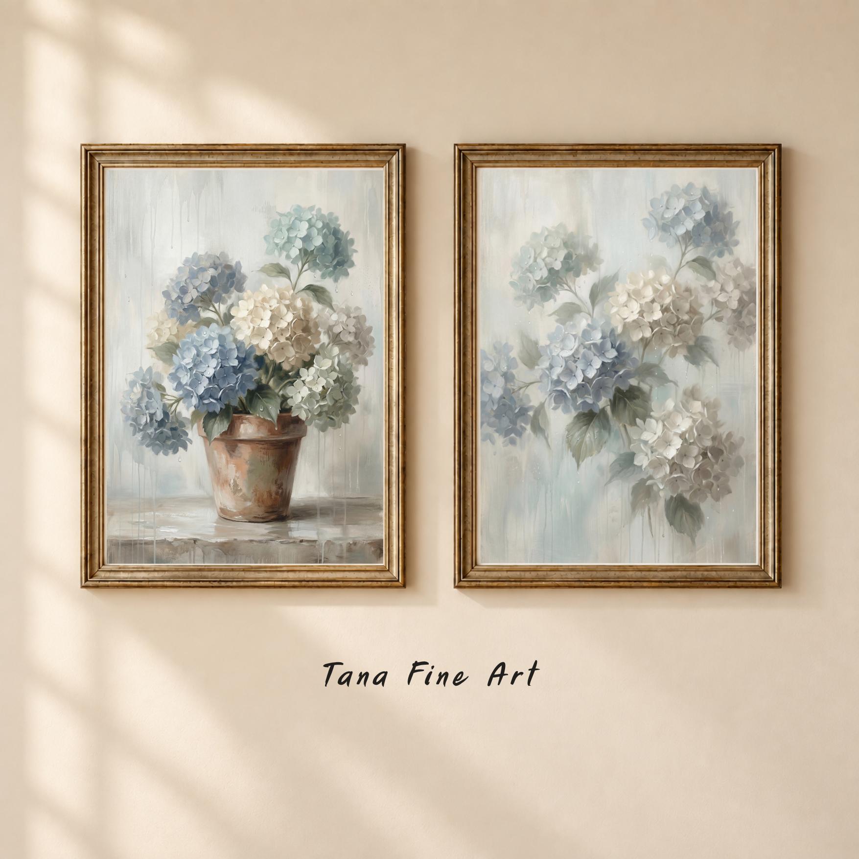 Rainy-Day Hydrangeas — Set of 5 — image 2