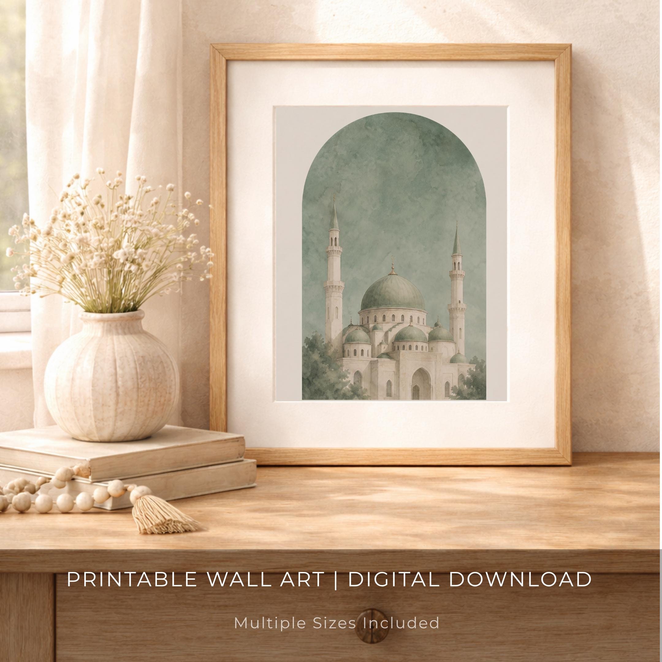 Sage Mosque beneath an Open Arch — image 5