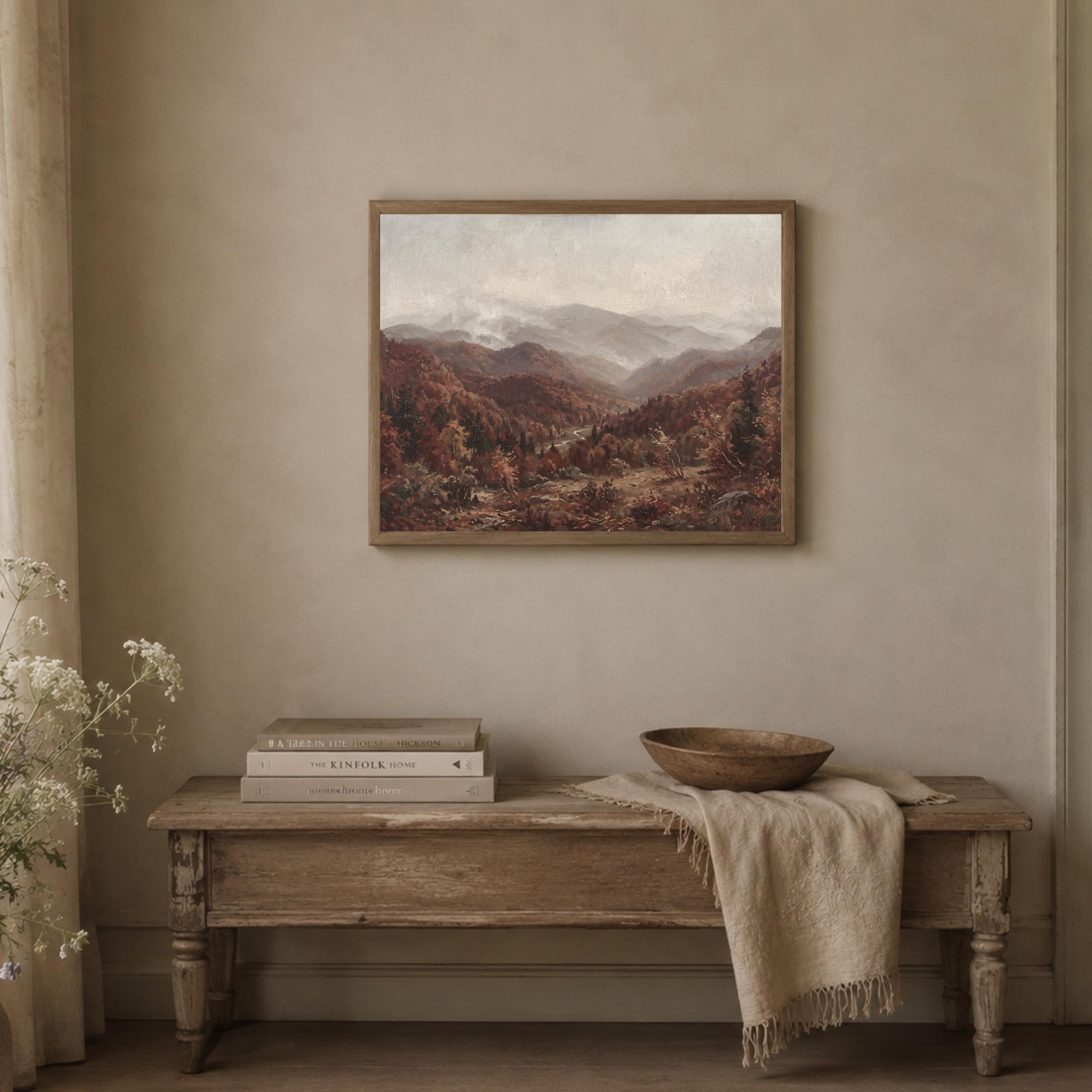 Moody Fall Mountain Print | Smoky Mountains Landscape (Digital Download) — image 4