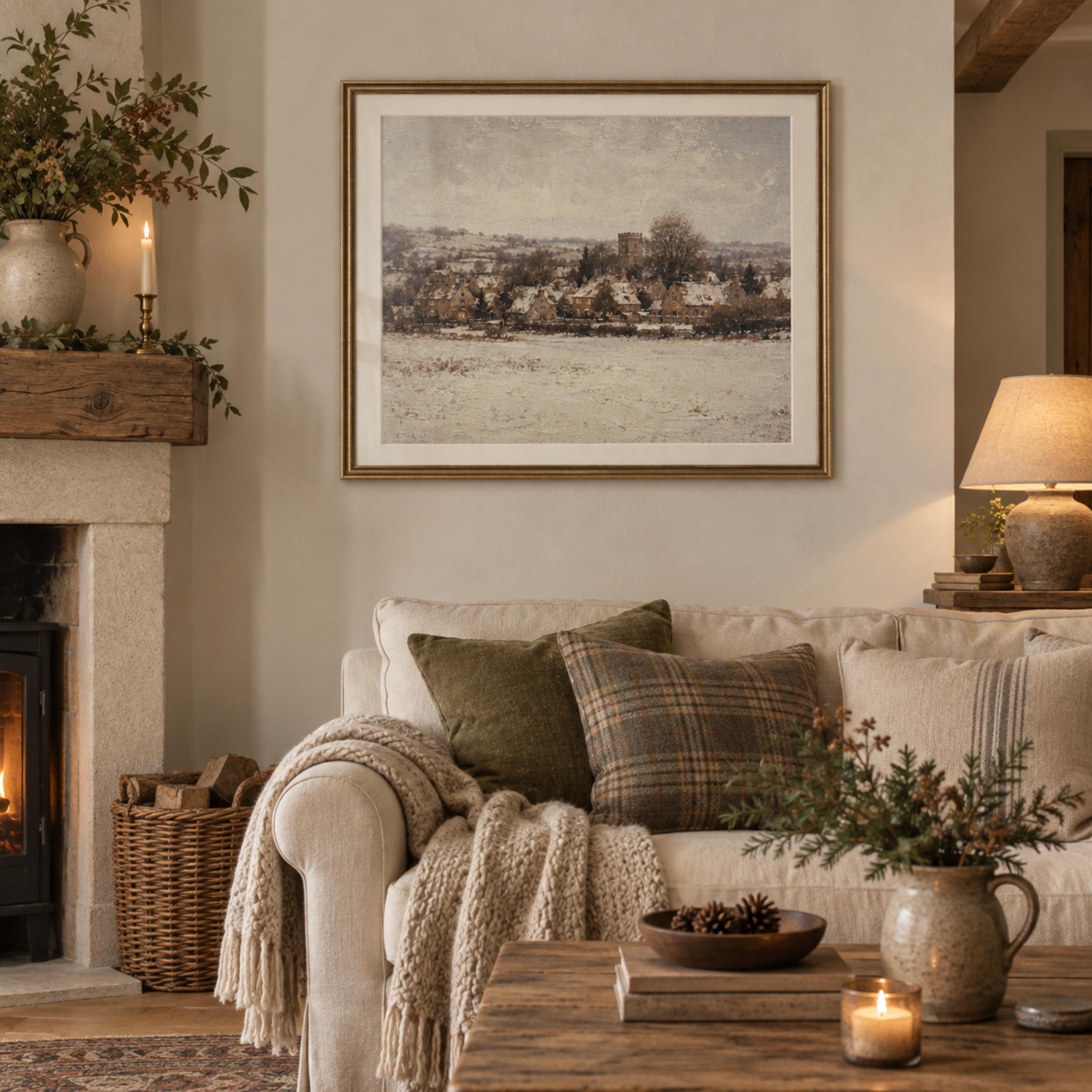 English-Inspired Village across the Snowfield — image 3