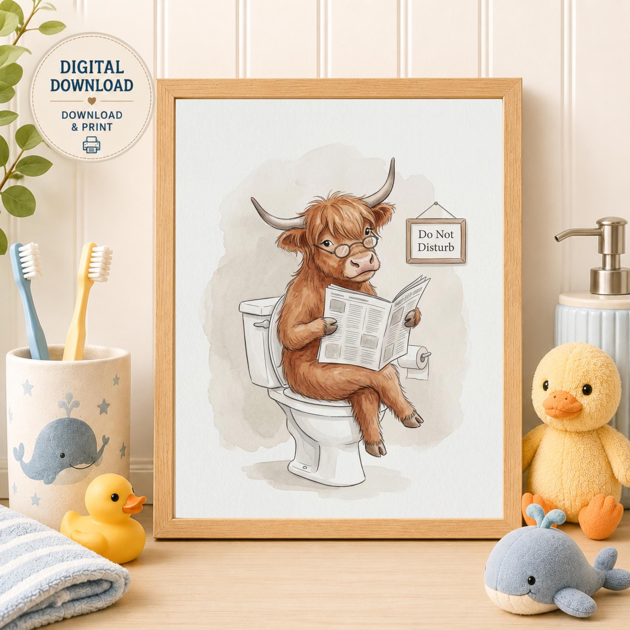 Bathroom Animal Antics — Set of 20 — image 5