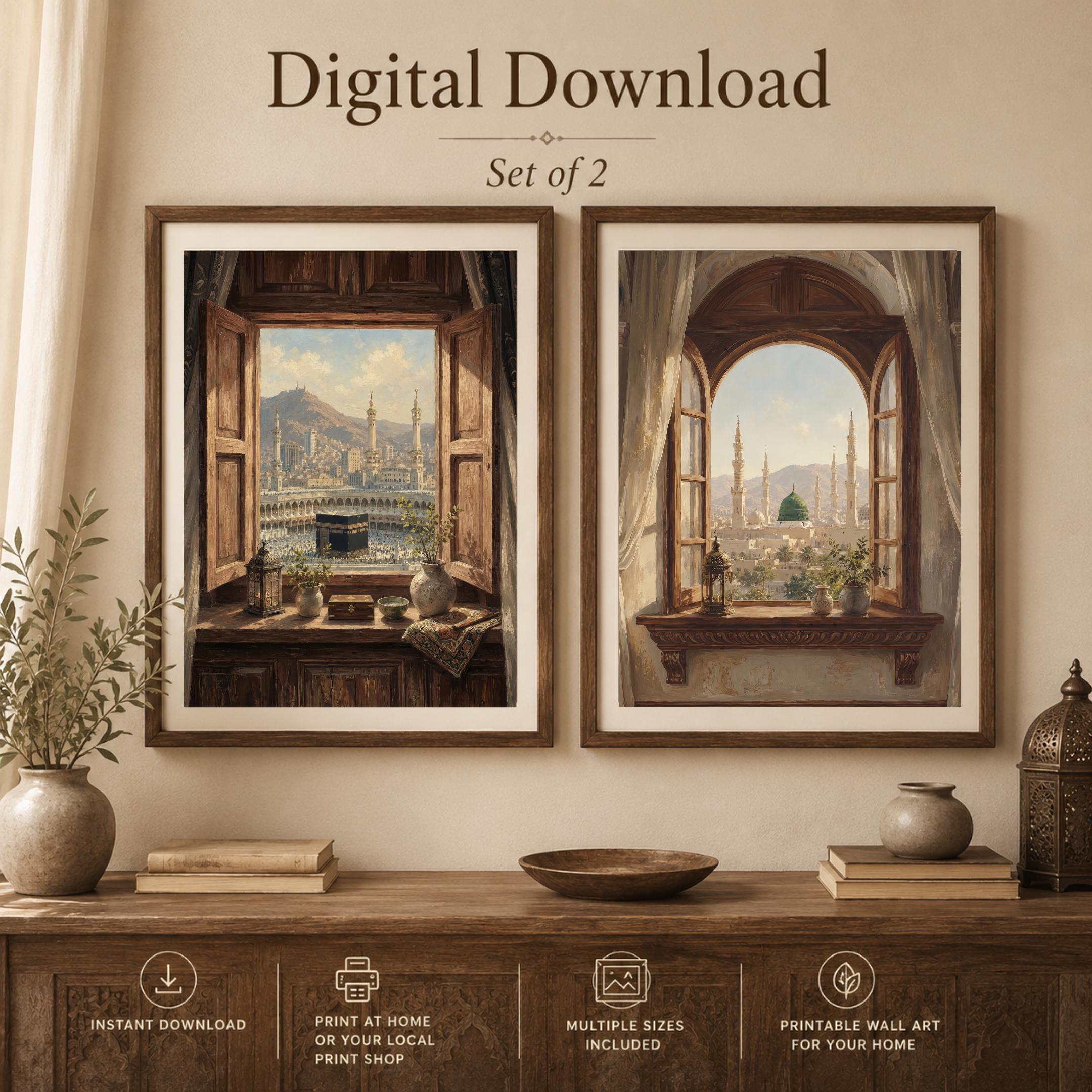 Windows onto Mecca & Medina — Set of 2