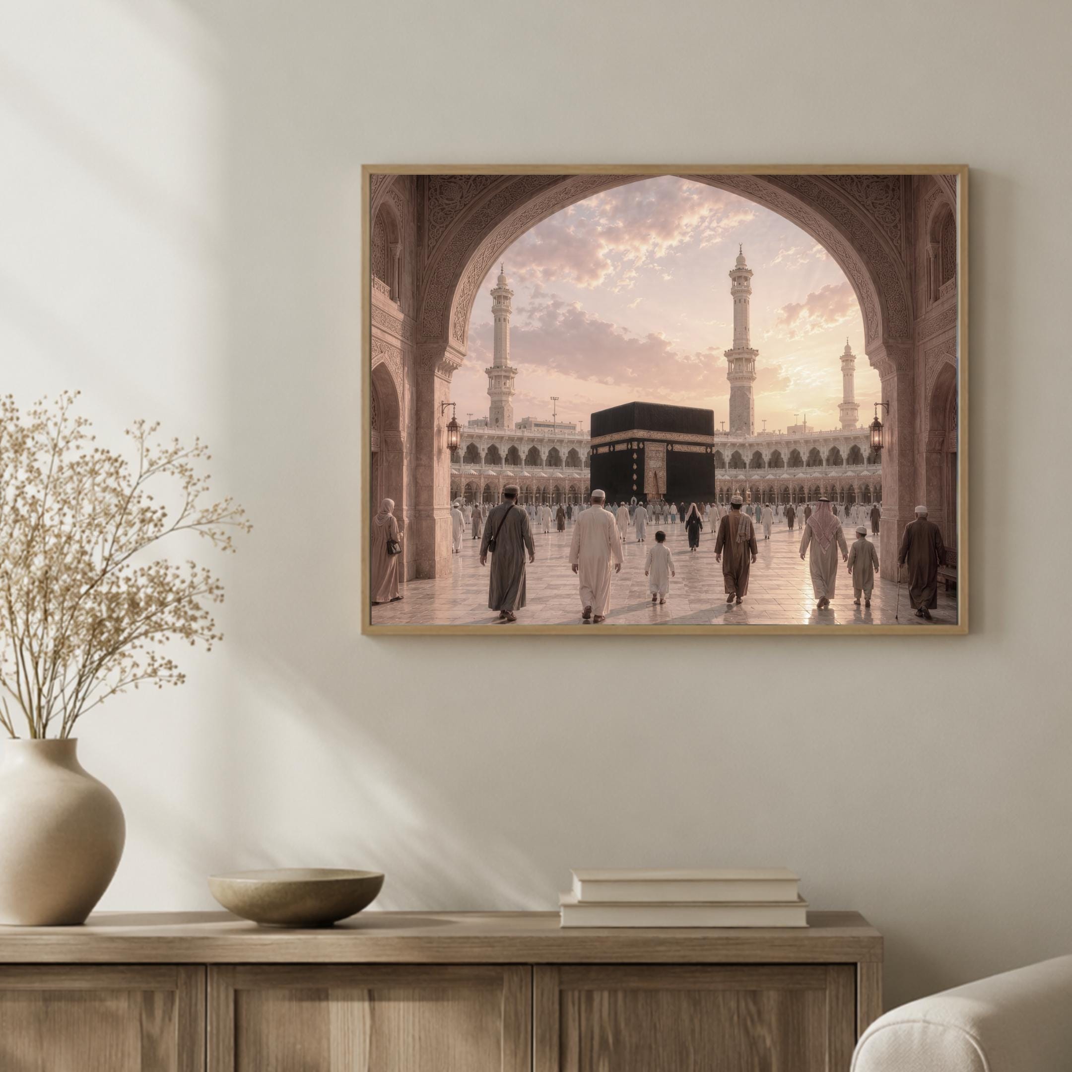 Pilgrims beneath the Mosque Arch — image 5