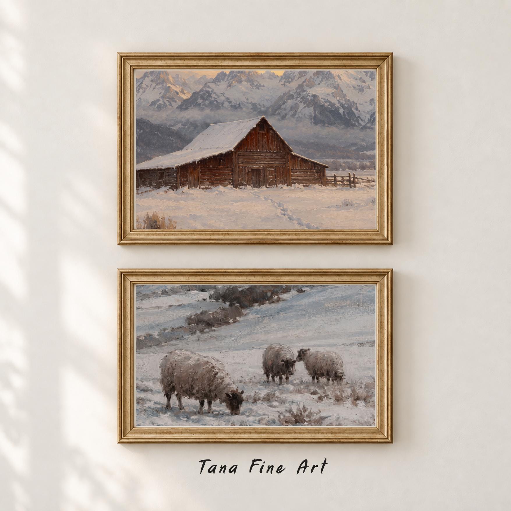 Quiet Winter Countryside — Set of 9 — image 2