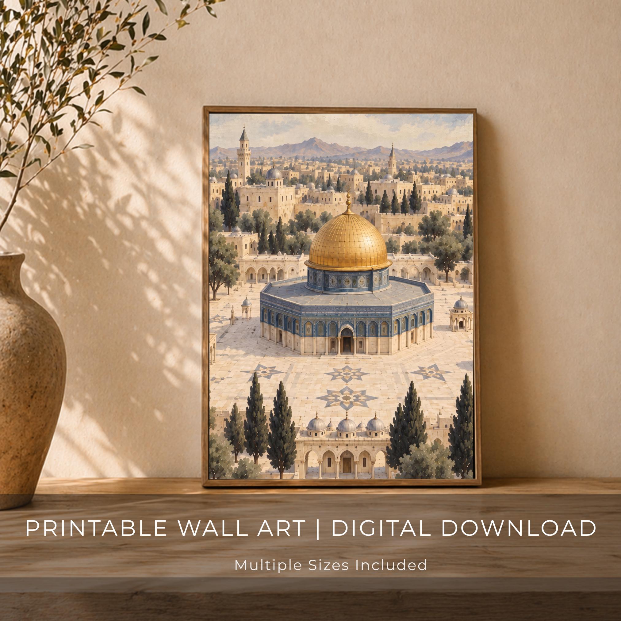Golden Dome above Jerusalem