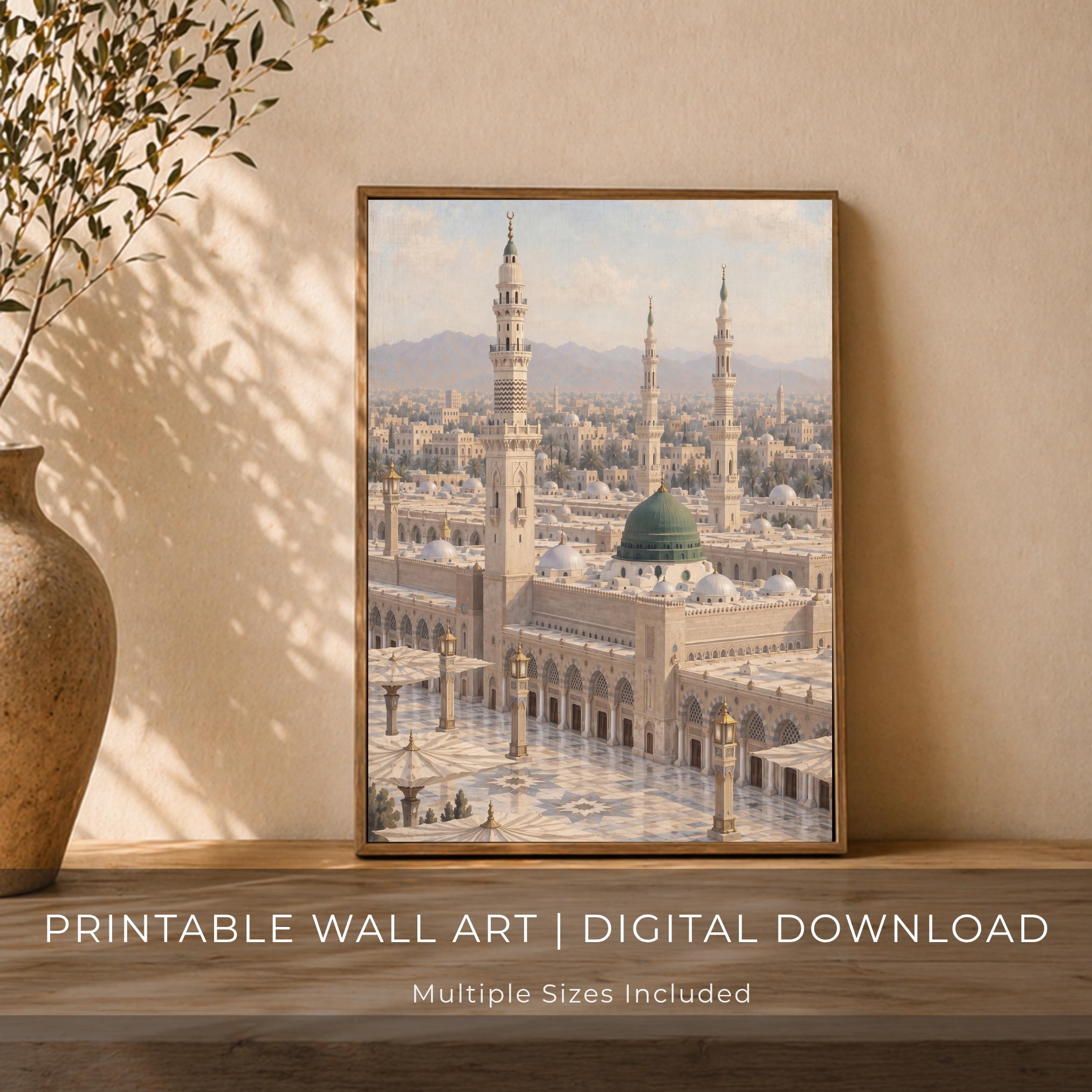 Medina Mosque & Mountain Horizon