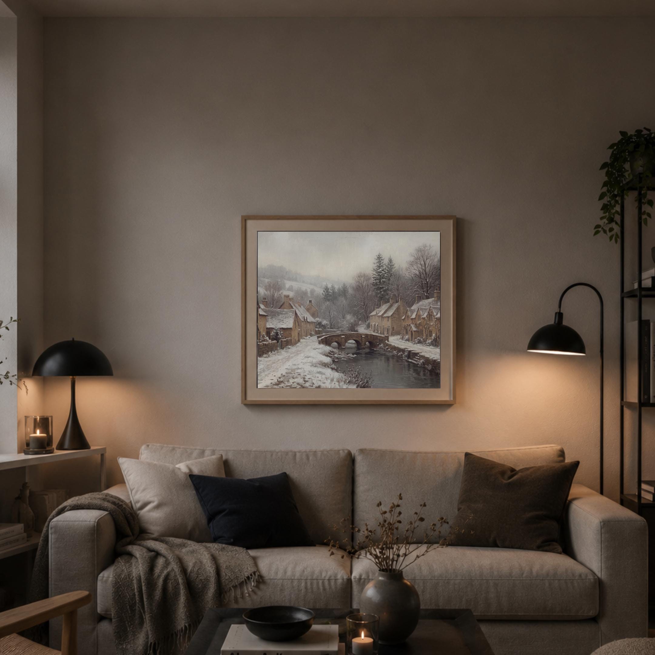 Winter Bridge & Cotswold-Inspired Cottages — image 7
