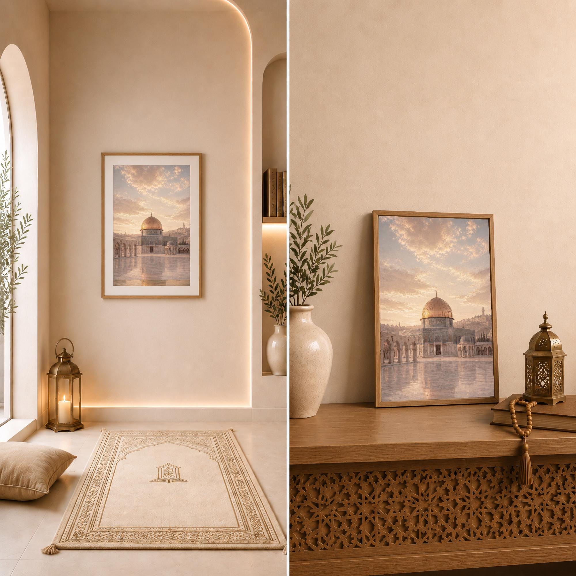 Golden Dome at Sunset — Jerusalem-Inspired Art — image 3