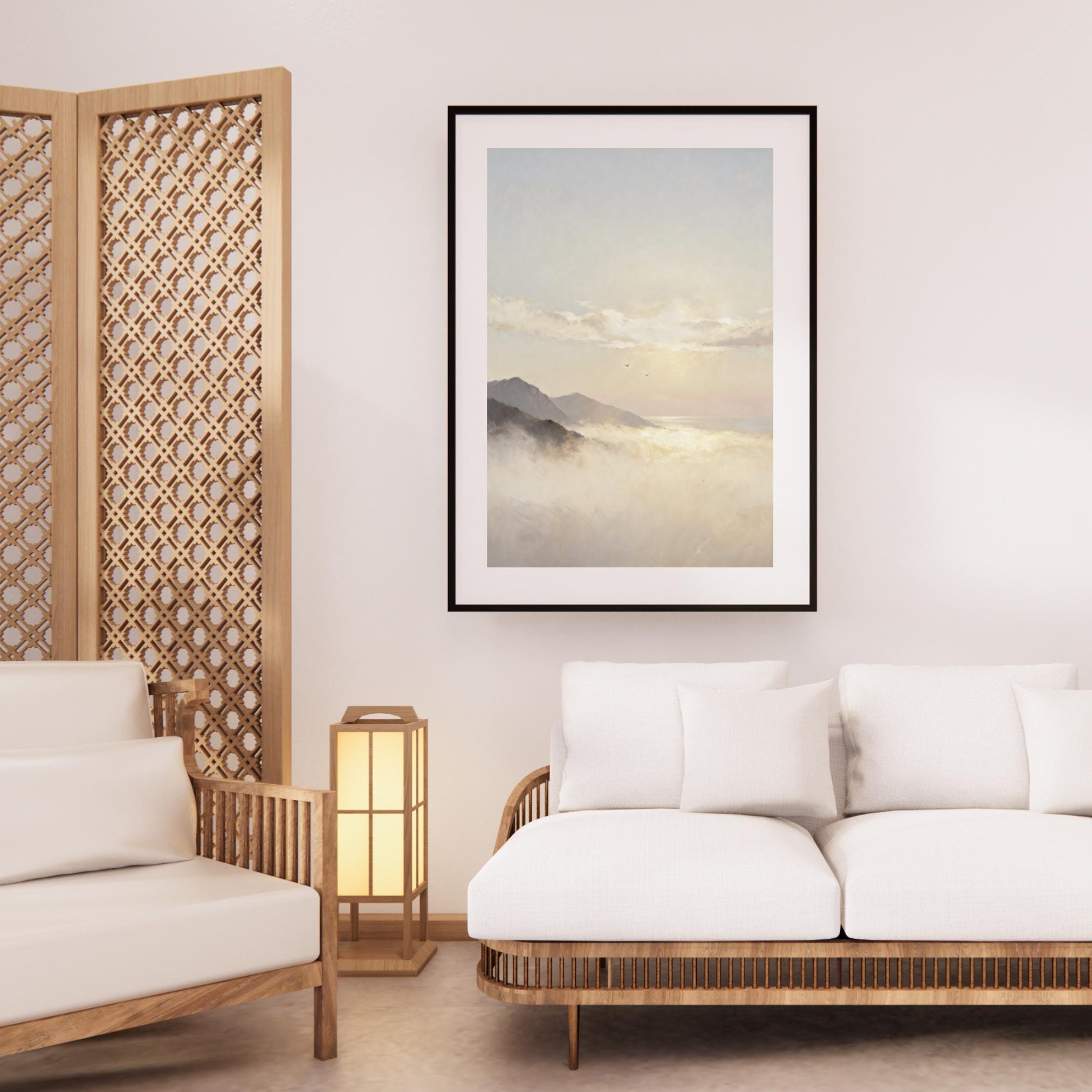 Neutral Coastal Printable Wall Art, Soft Ocean Landscape, Serene Bedroom Decor Digital Download — image 9