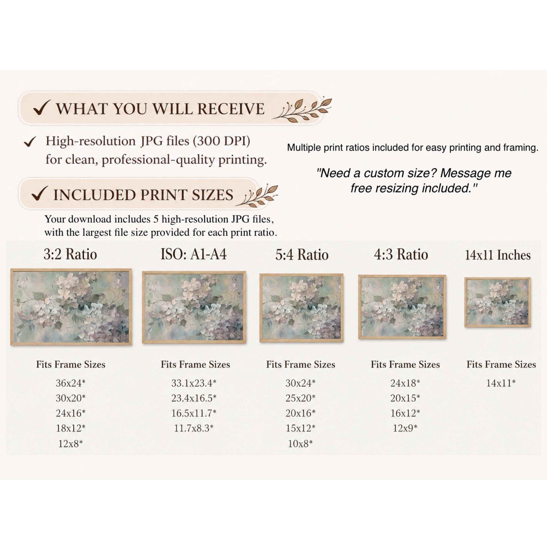 Neutral Floral Wall Art Printable, Soft White Blossom Farmhouse Wall Decor (Digital Download) — image 9