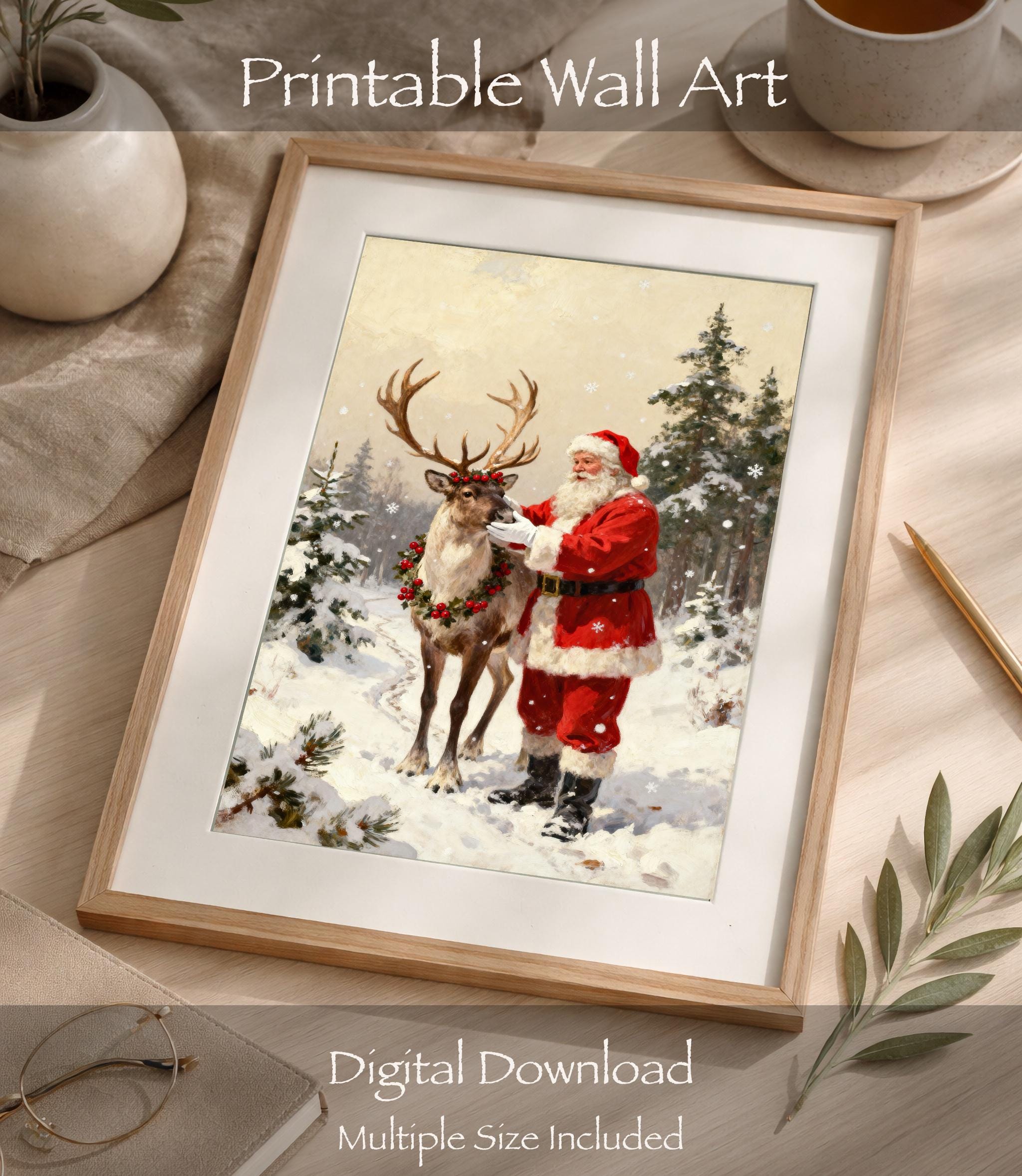 Santa’s Woodland Reindeer Greeting — image 2
