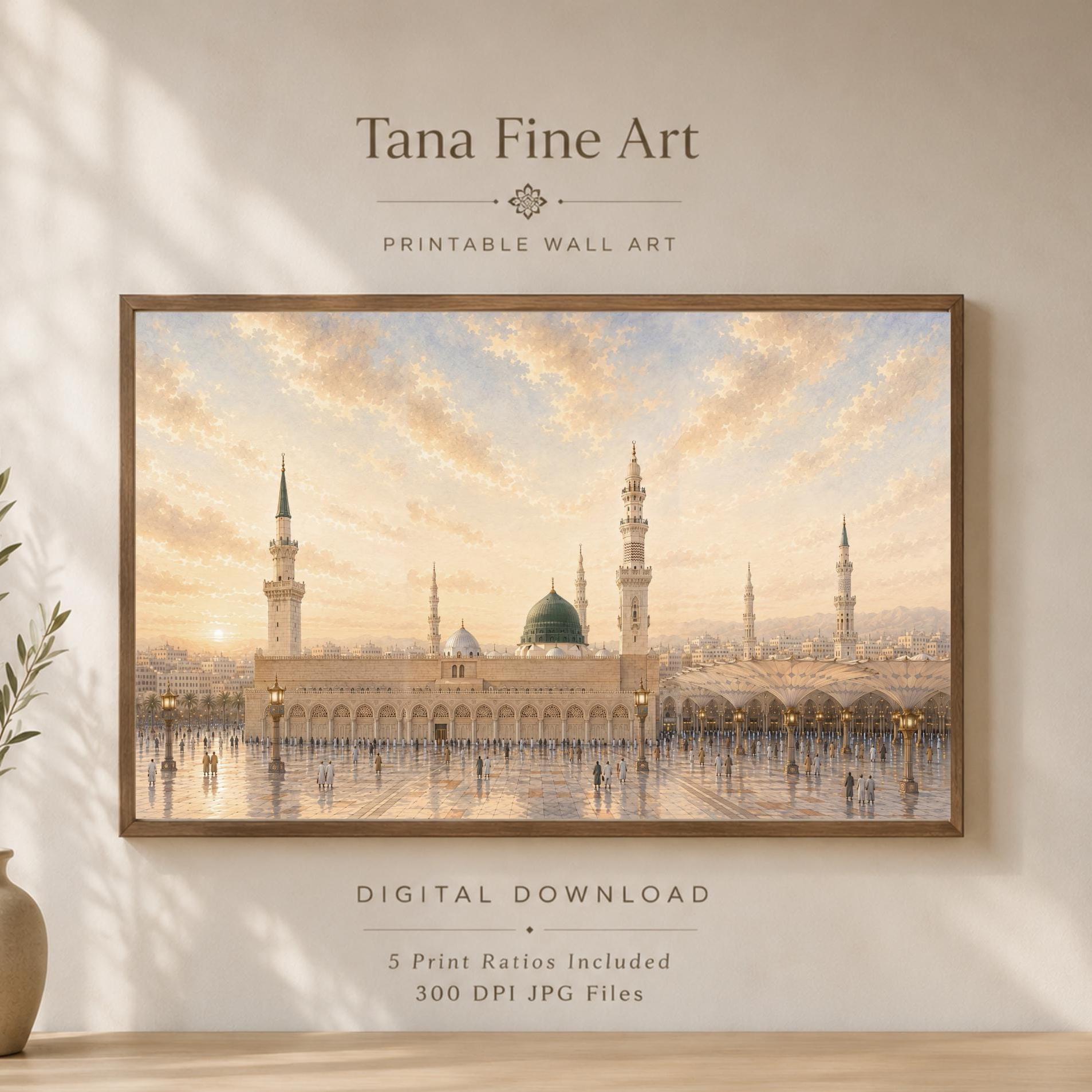 Medina Courtyard under a Glowing Sky — image 3