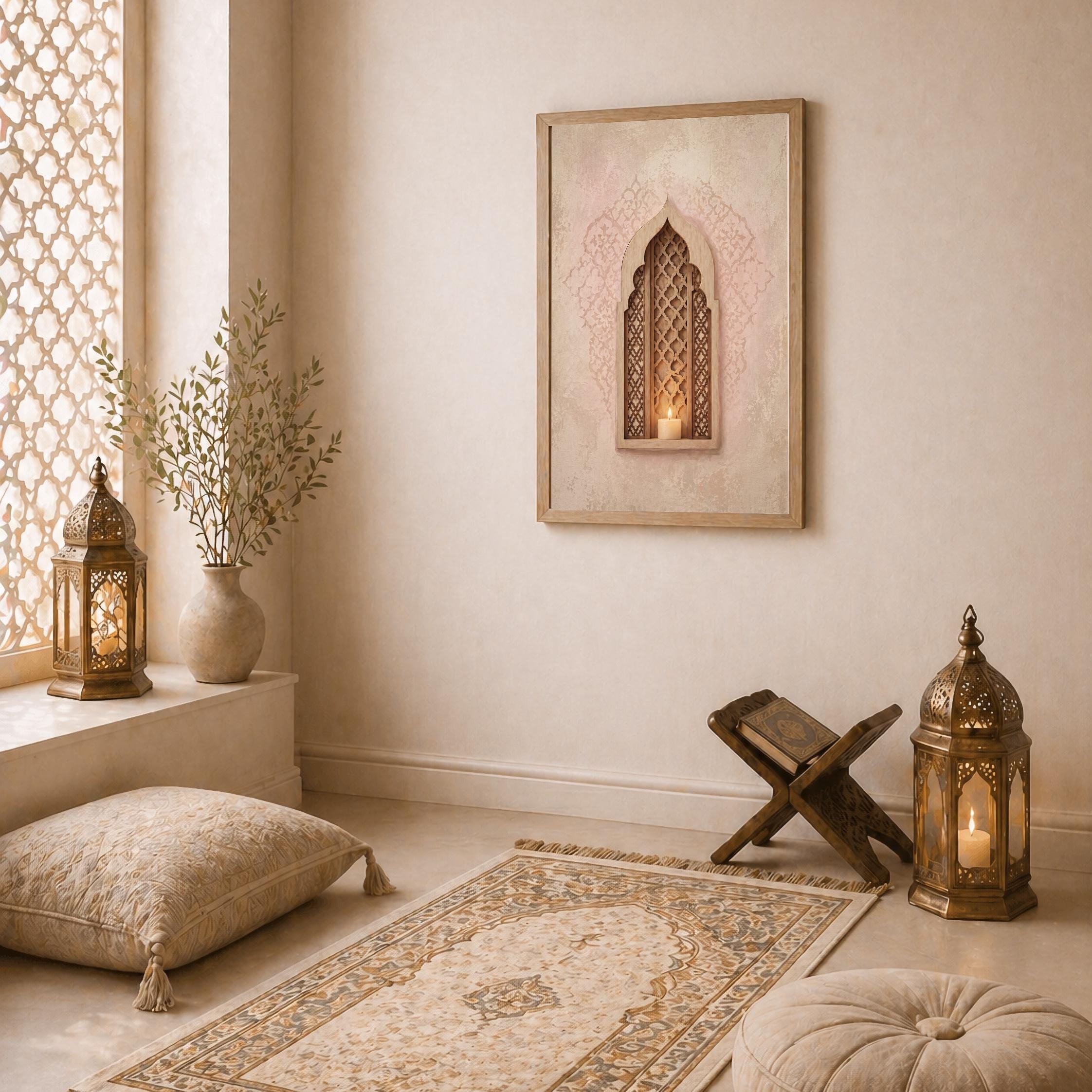 Candle within an Ornamental Niche — image 2
