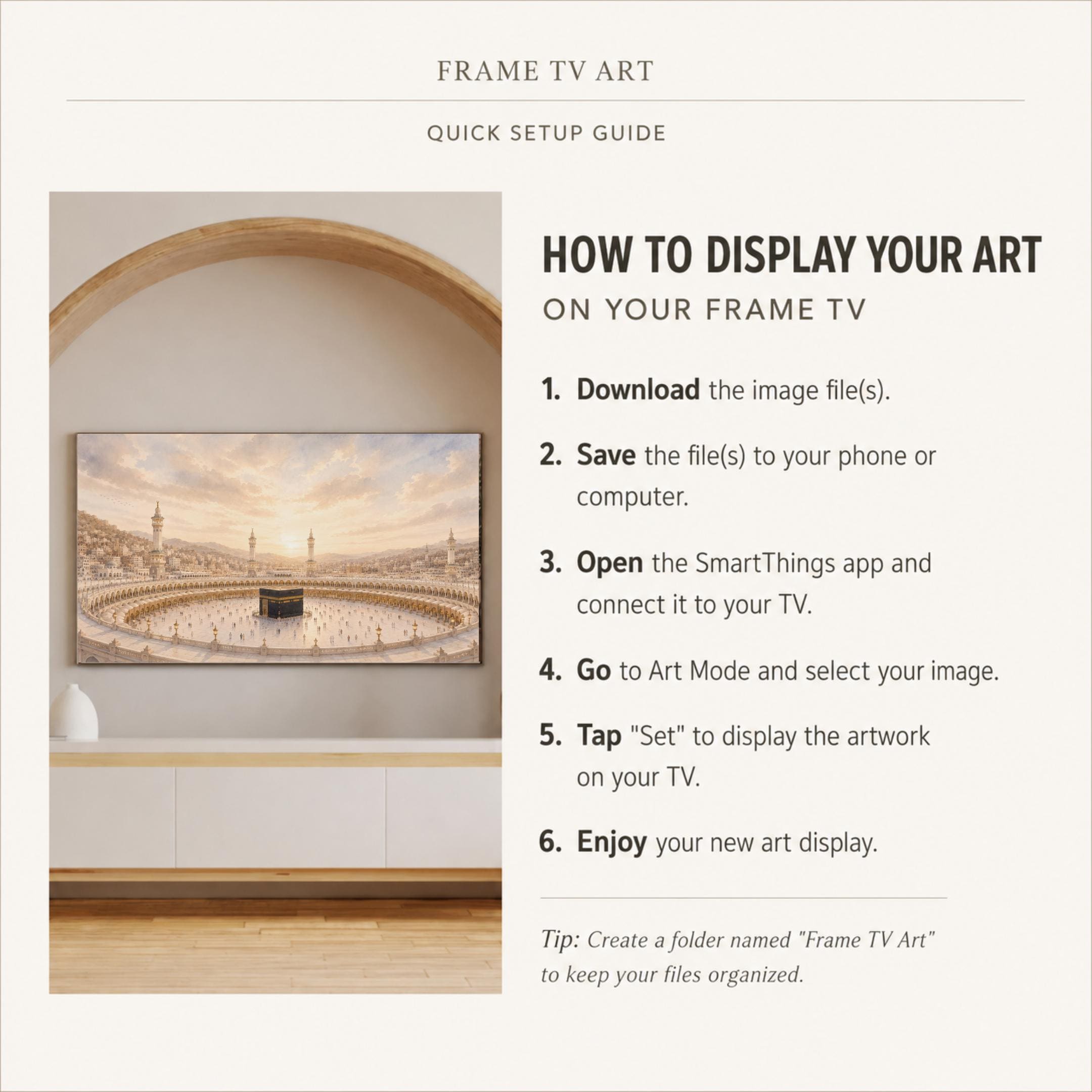 Kaaba TV Art | Islamic Mecca Inspired Art | Samsung The Frame 4K Digital Download — image 9
