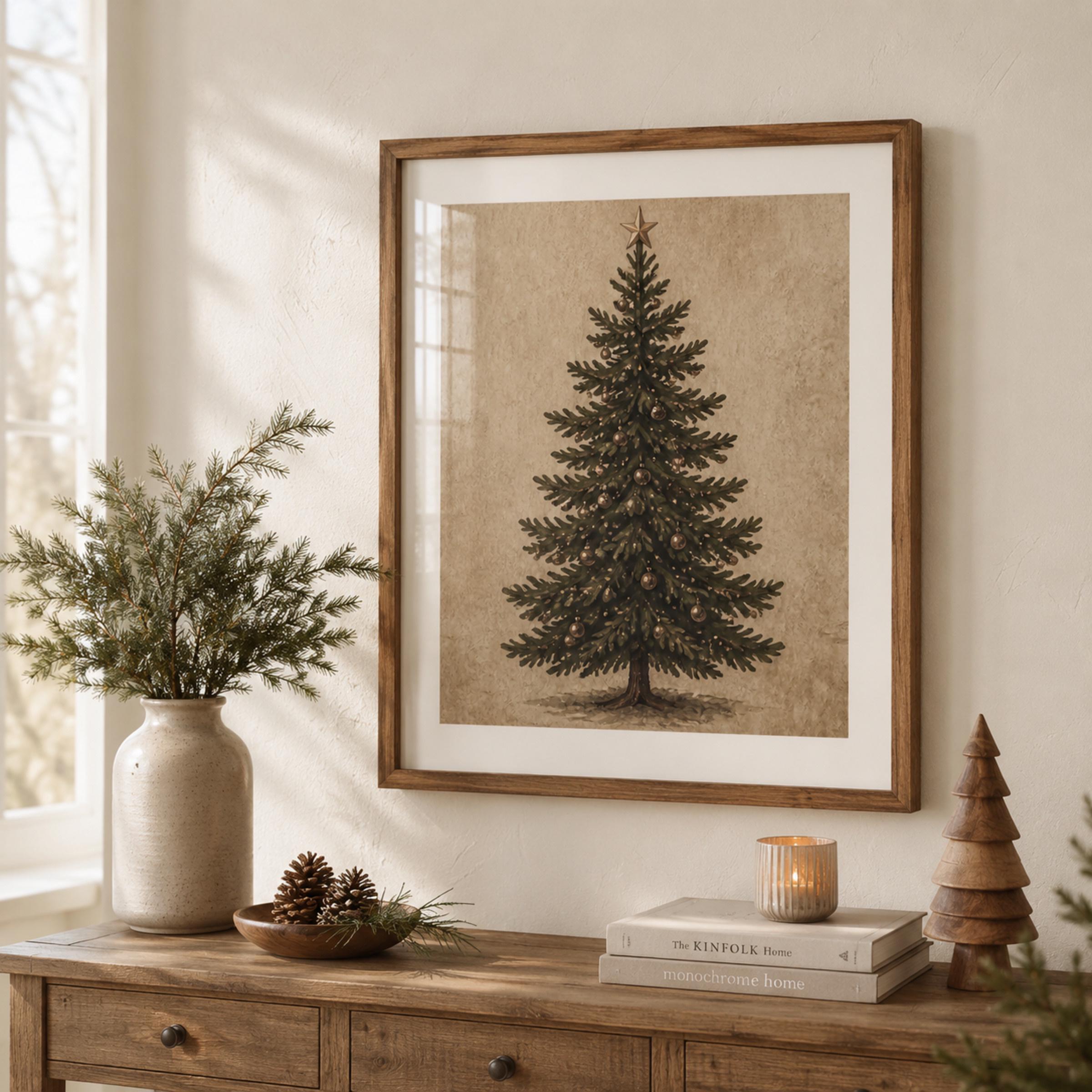 Evergreen Christmas Tree Study — image 3
