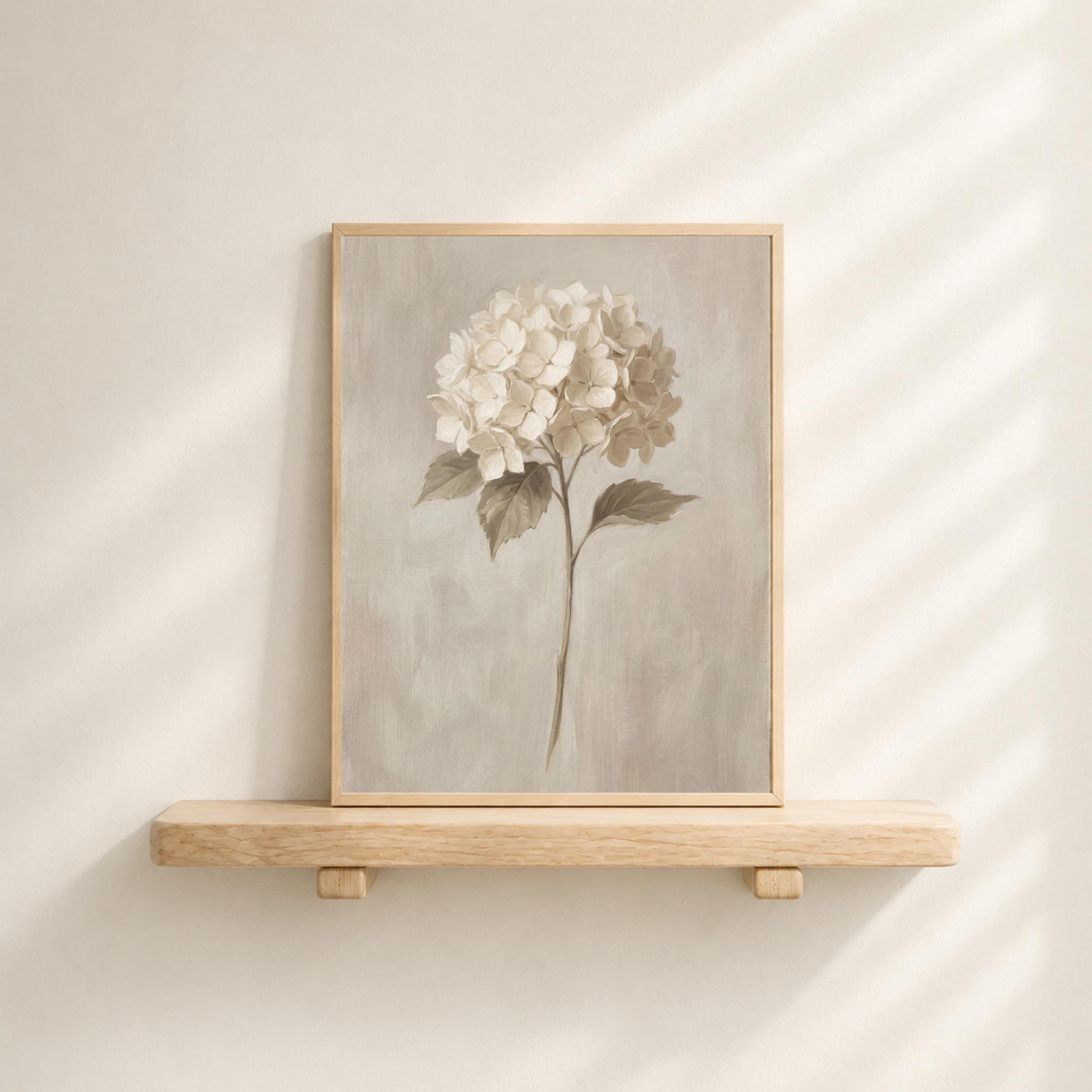 Vintage Hydrangea Botanical Wall Art Prints |  Farmhouse Floral Decor (Digital Download) — image 4