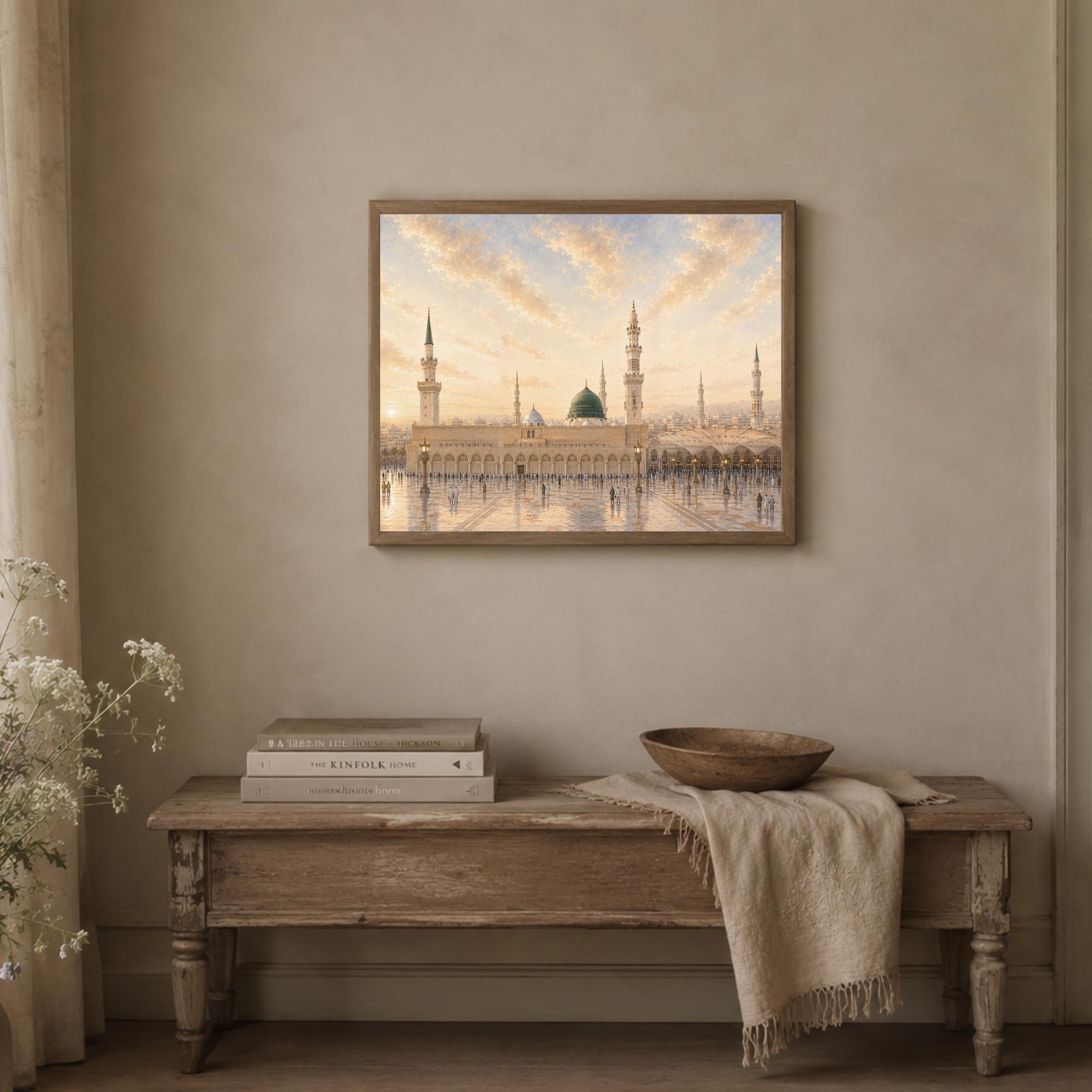 Medina Courtyard under a Glowing Sky — image 5