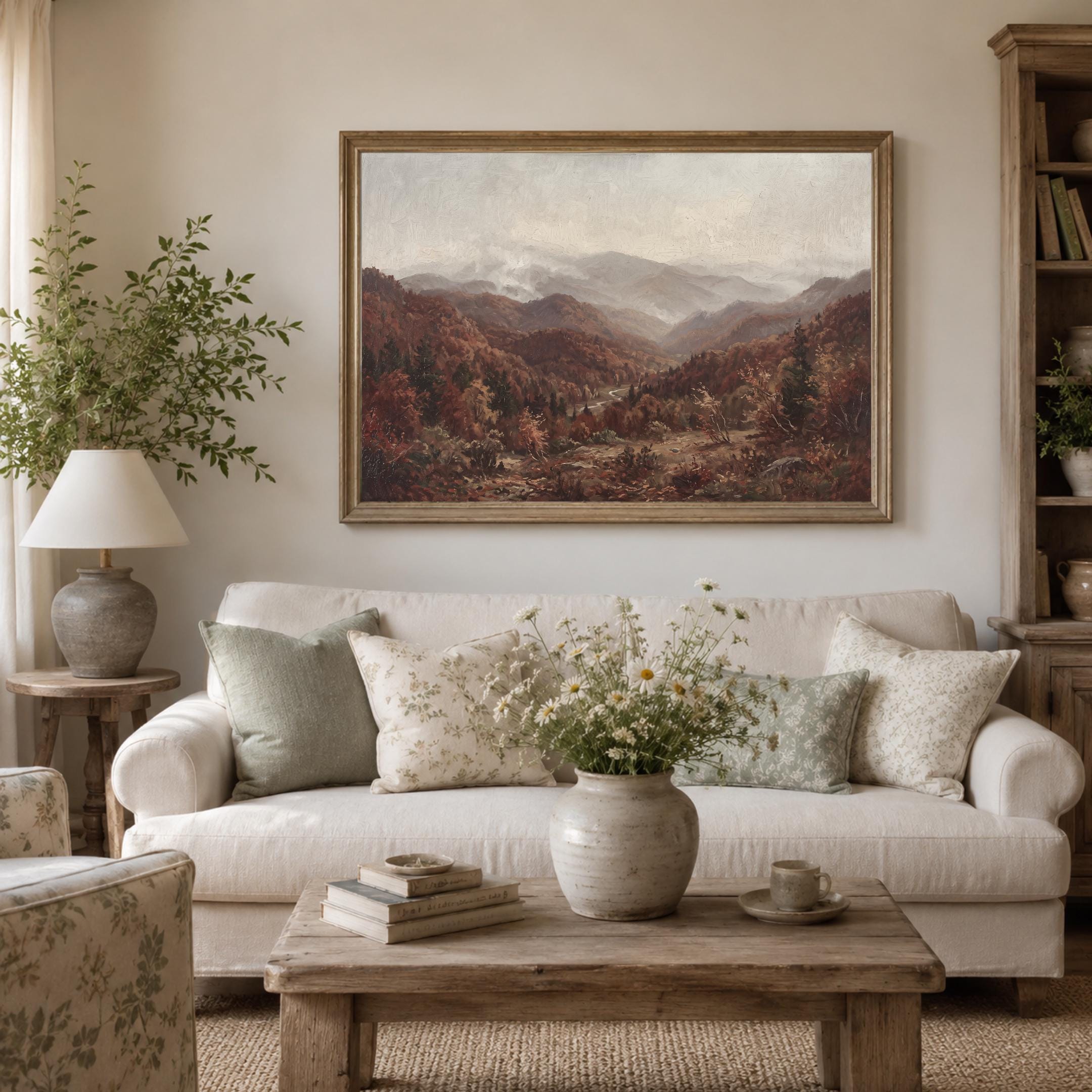 Moody Fall Mountain Print | Smoky Mountains Landscape (Digital Download) — image 7