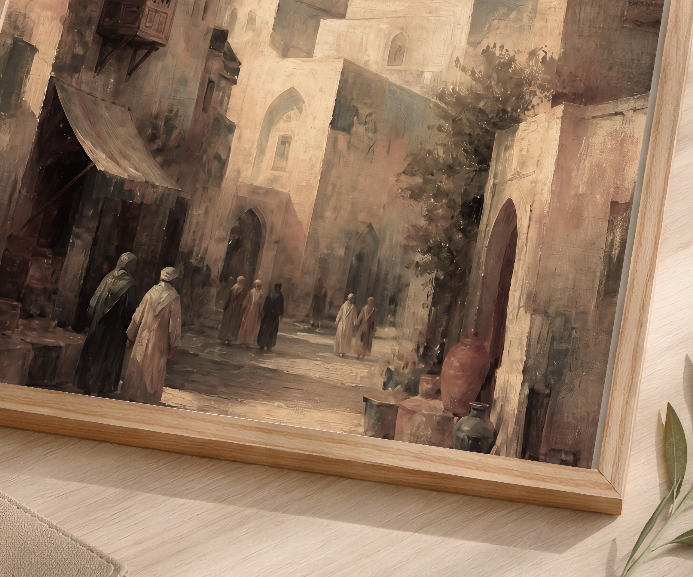 Old Desert Street beneath a Mosque Dome — image 5