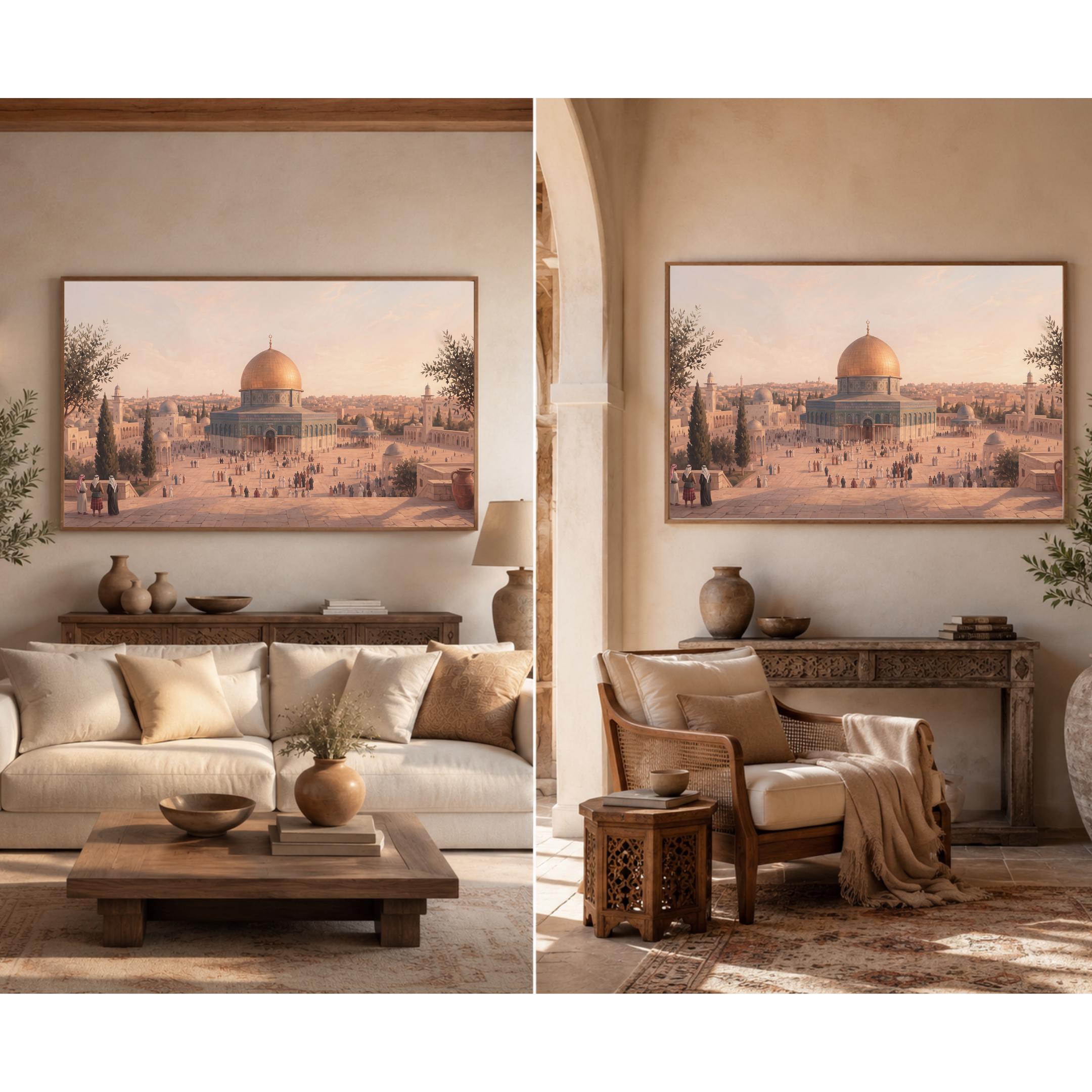 Islamic Frame TV Art Jerusalem Dome of the Rock Inspired 4K Digital Download Display Artwork — image 7