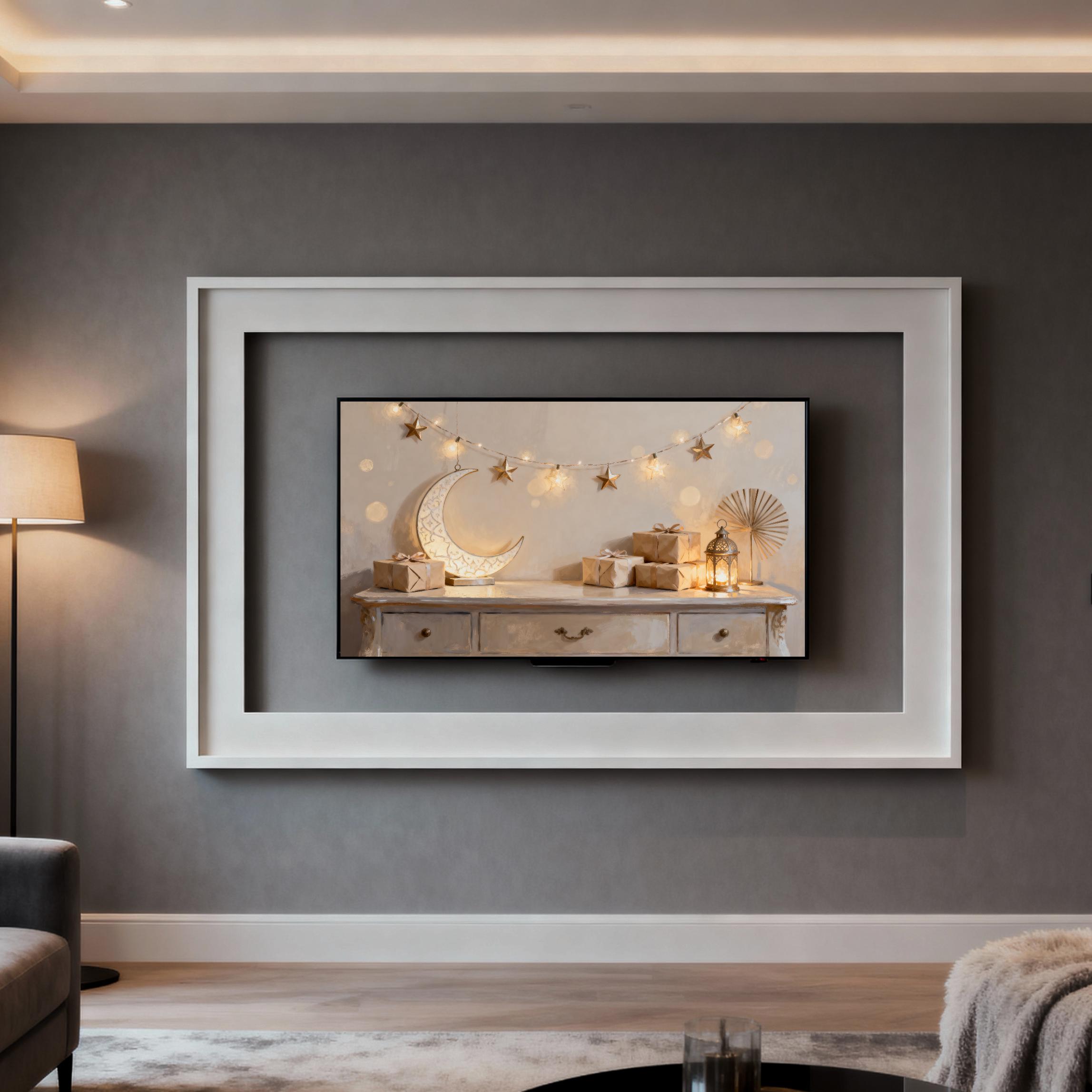 Ramadan Frame TV Art | Moon, Stars, Lantern (Digital Download) — image 3