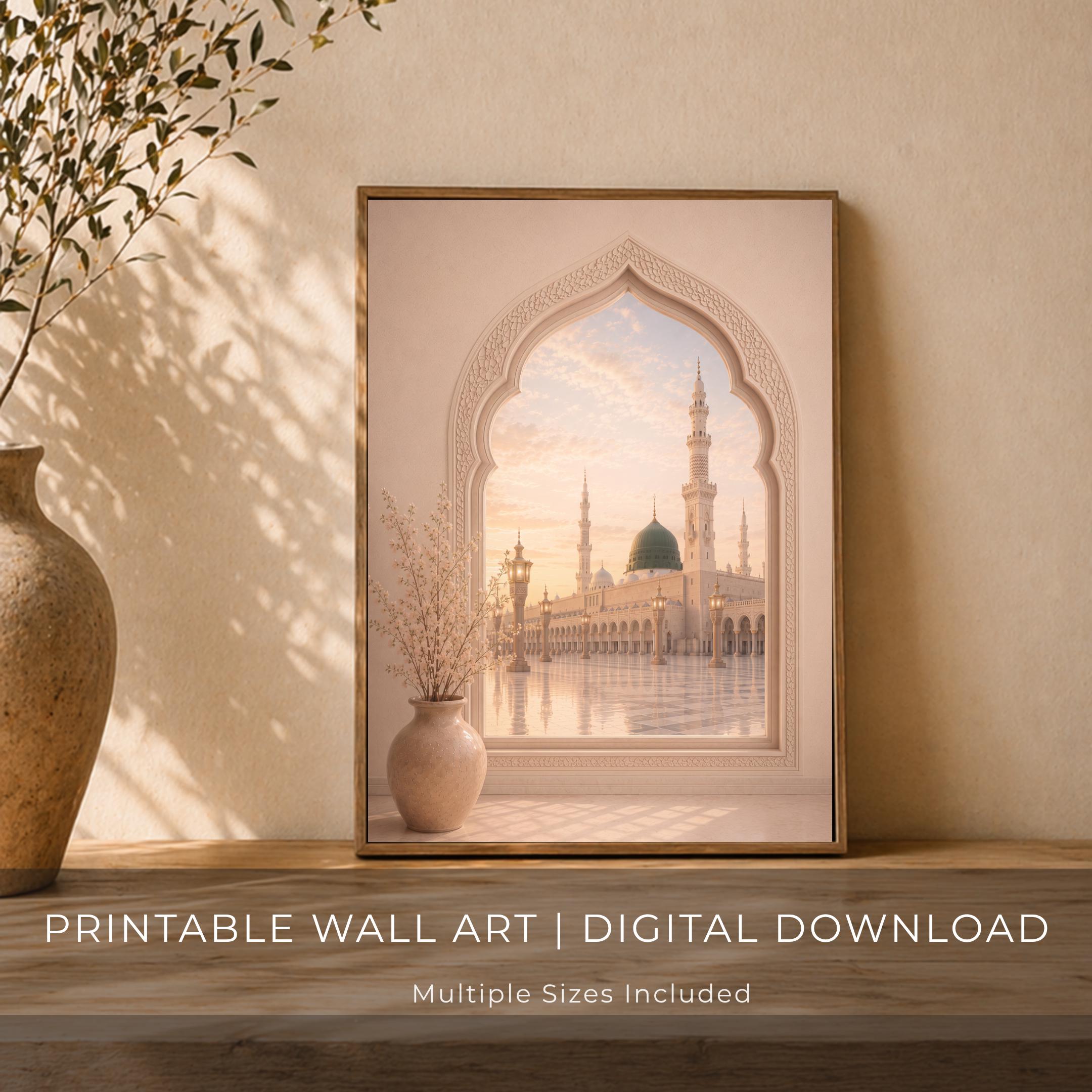 Medina through a Blush Arch