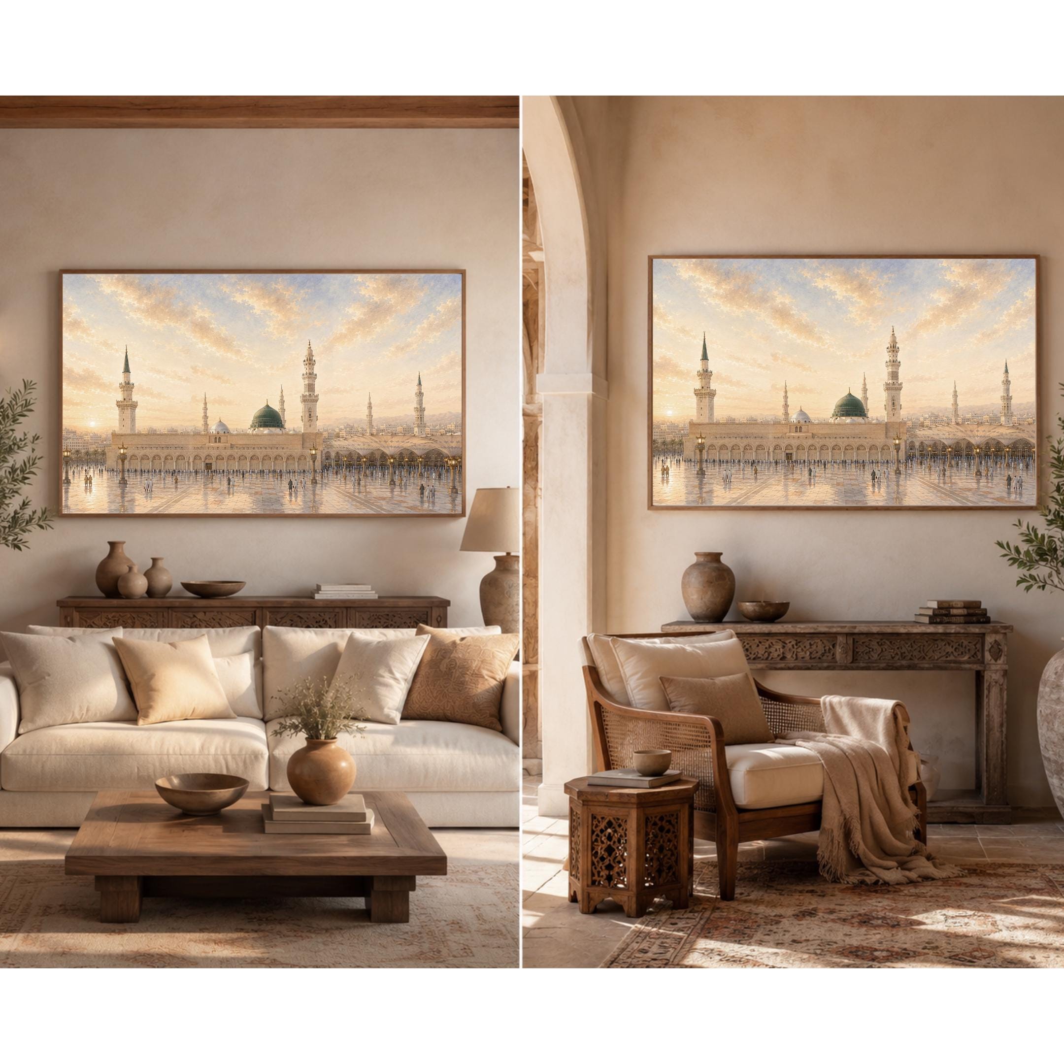 Medina Mosque Frame TV Art | Islamic Inspired Samsung The Frame 4K Instant Download — image 7