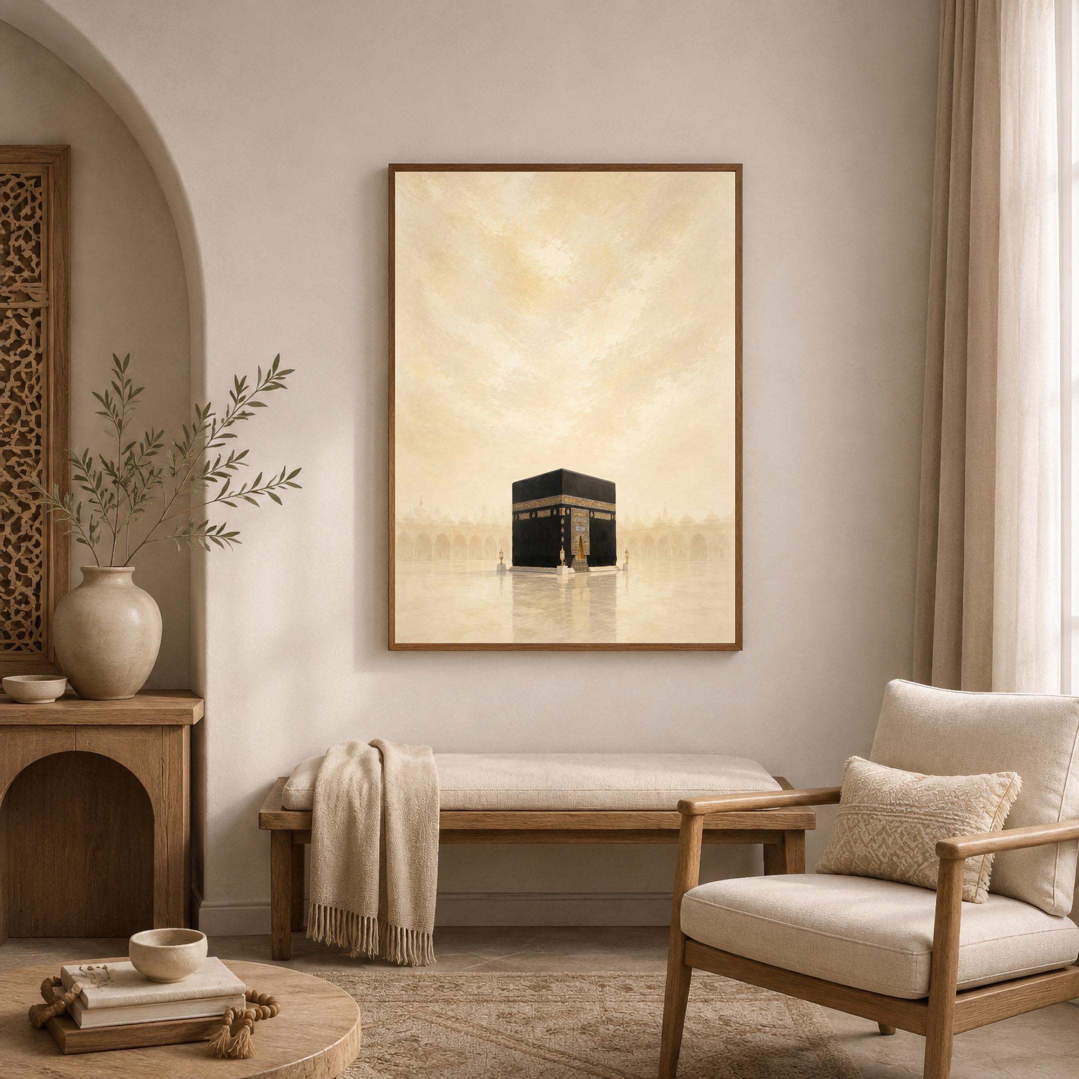 The Kaaba in Soft Golden Light — image 6