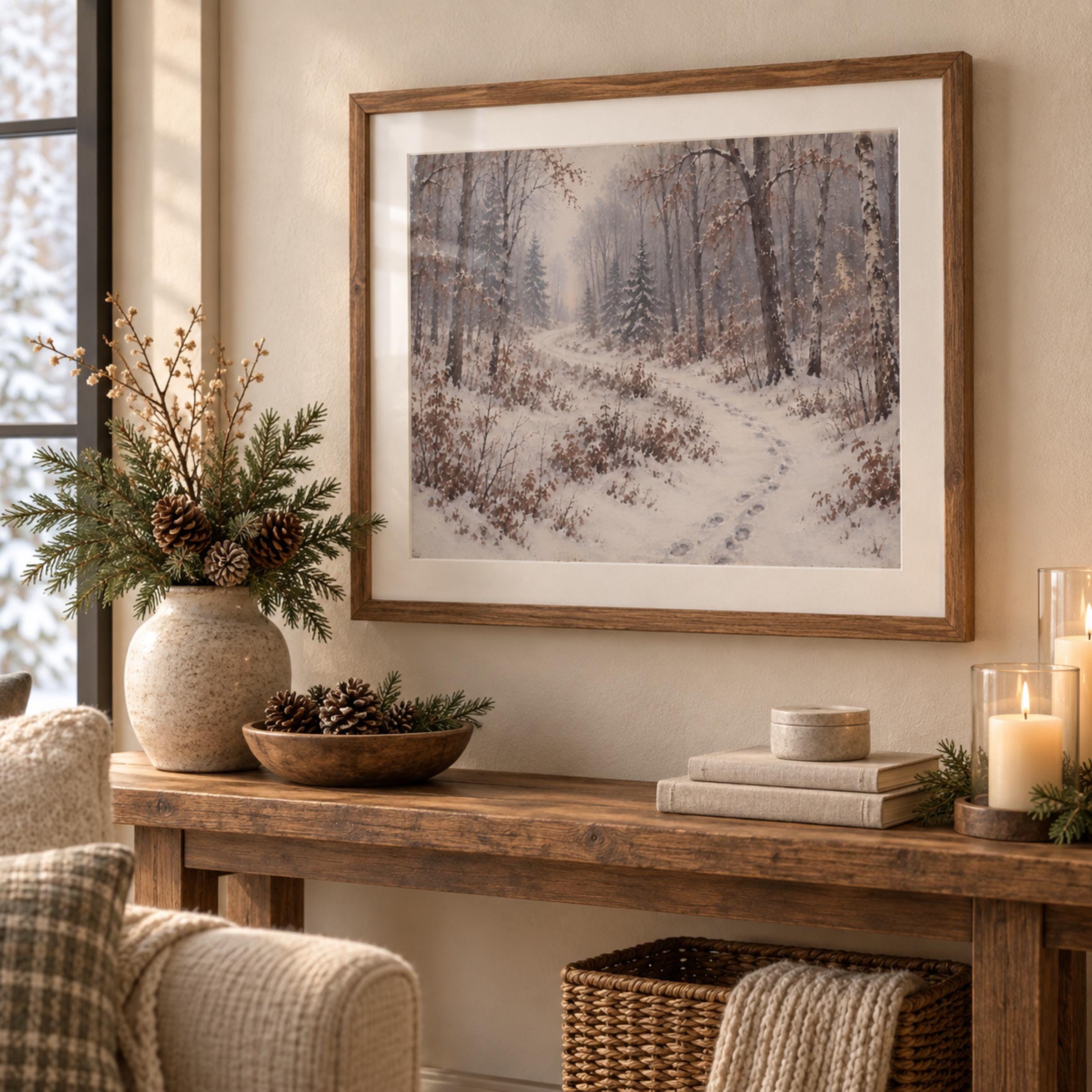 Footprints through the Winter Woods — image 4