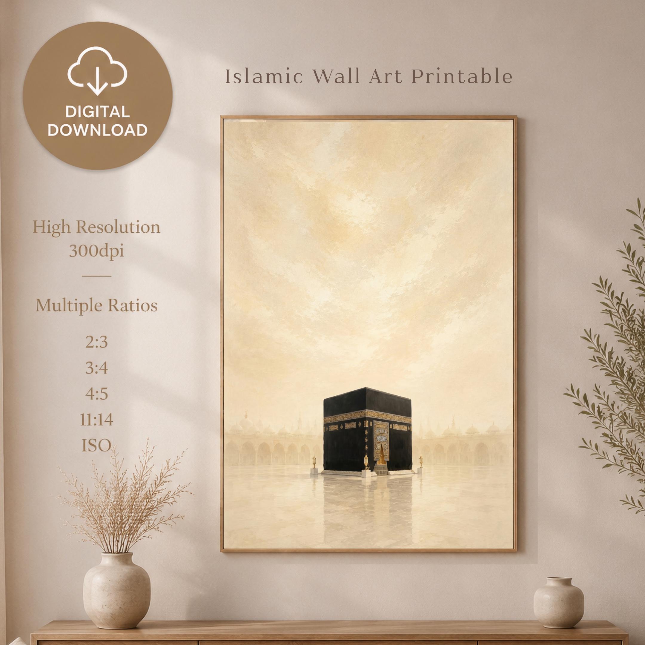 The Kaaba in Soft Golden Light — image 3
