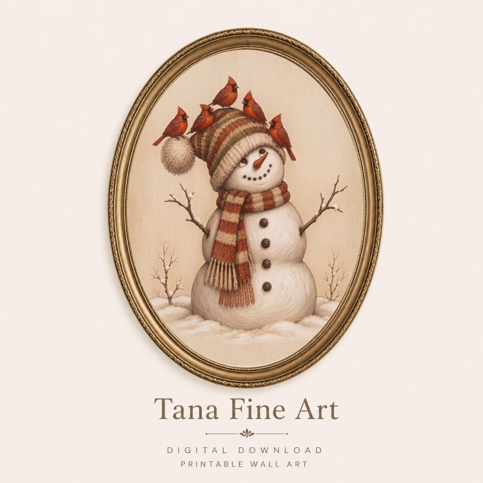 Snowman & Cardinal Companions — image 7