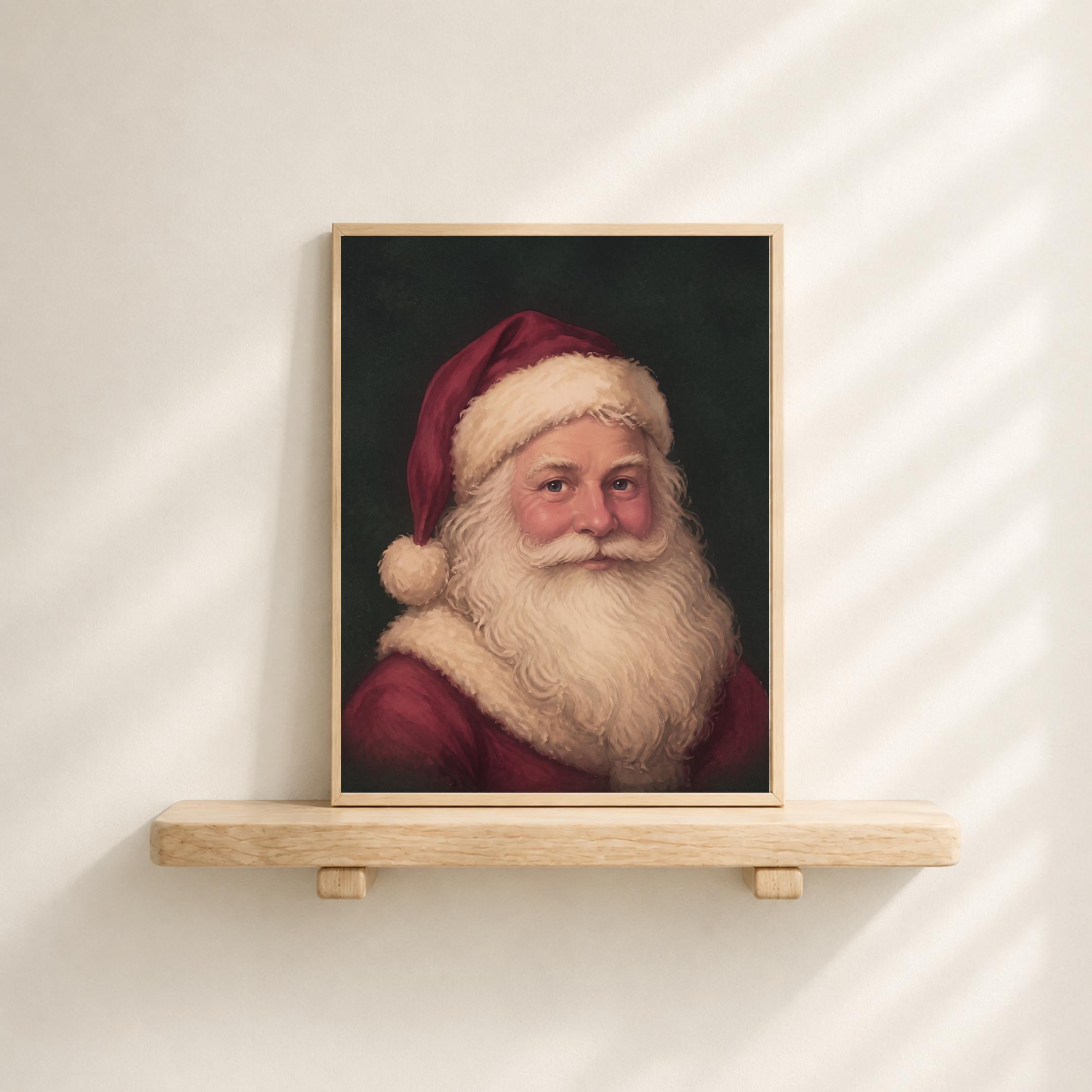 Father Christmas against Deep Green — image 4