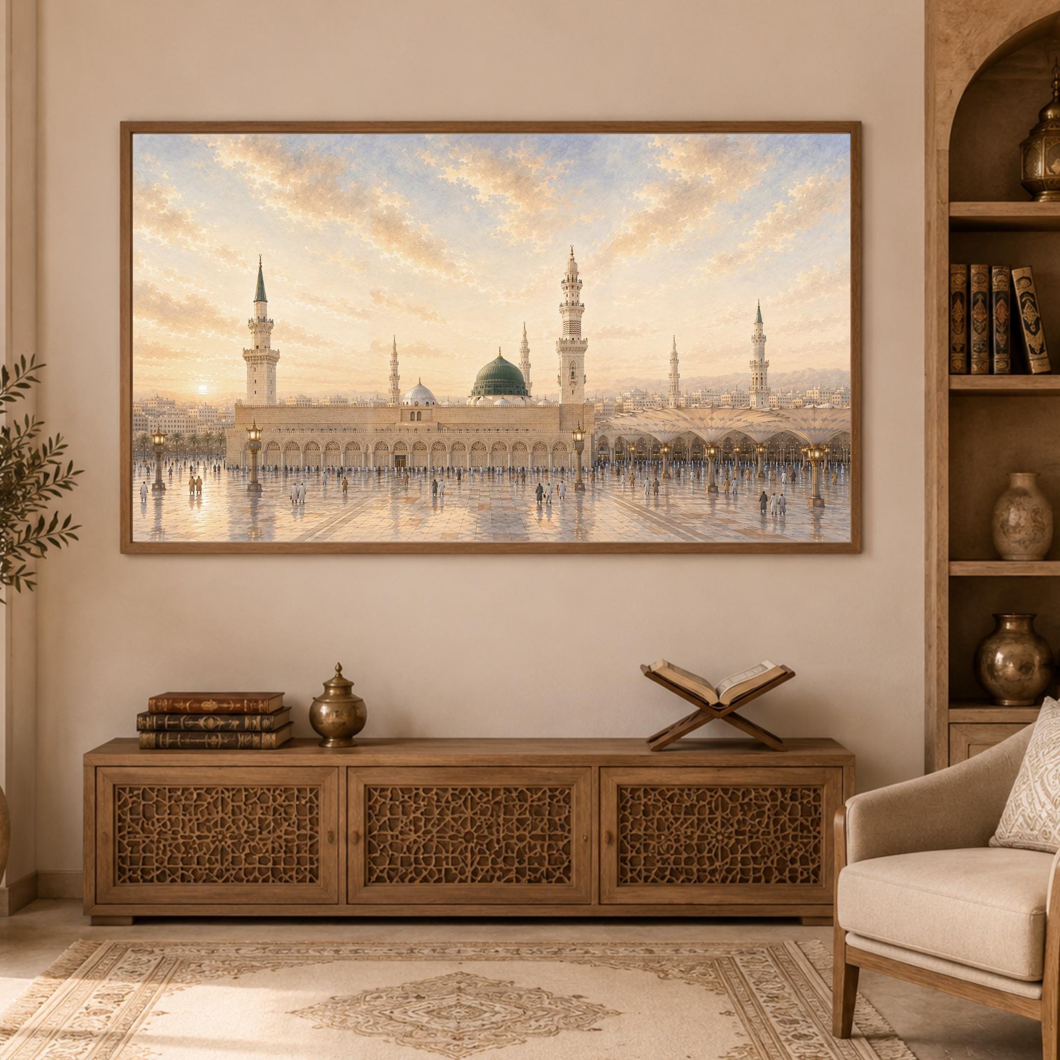 Medina Mosque Frame TV Art | Islamic Inspired Samsung The Frame 4K Instant Download — image 5