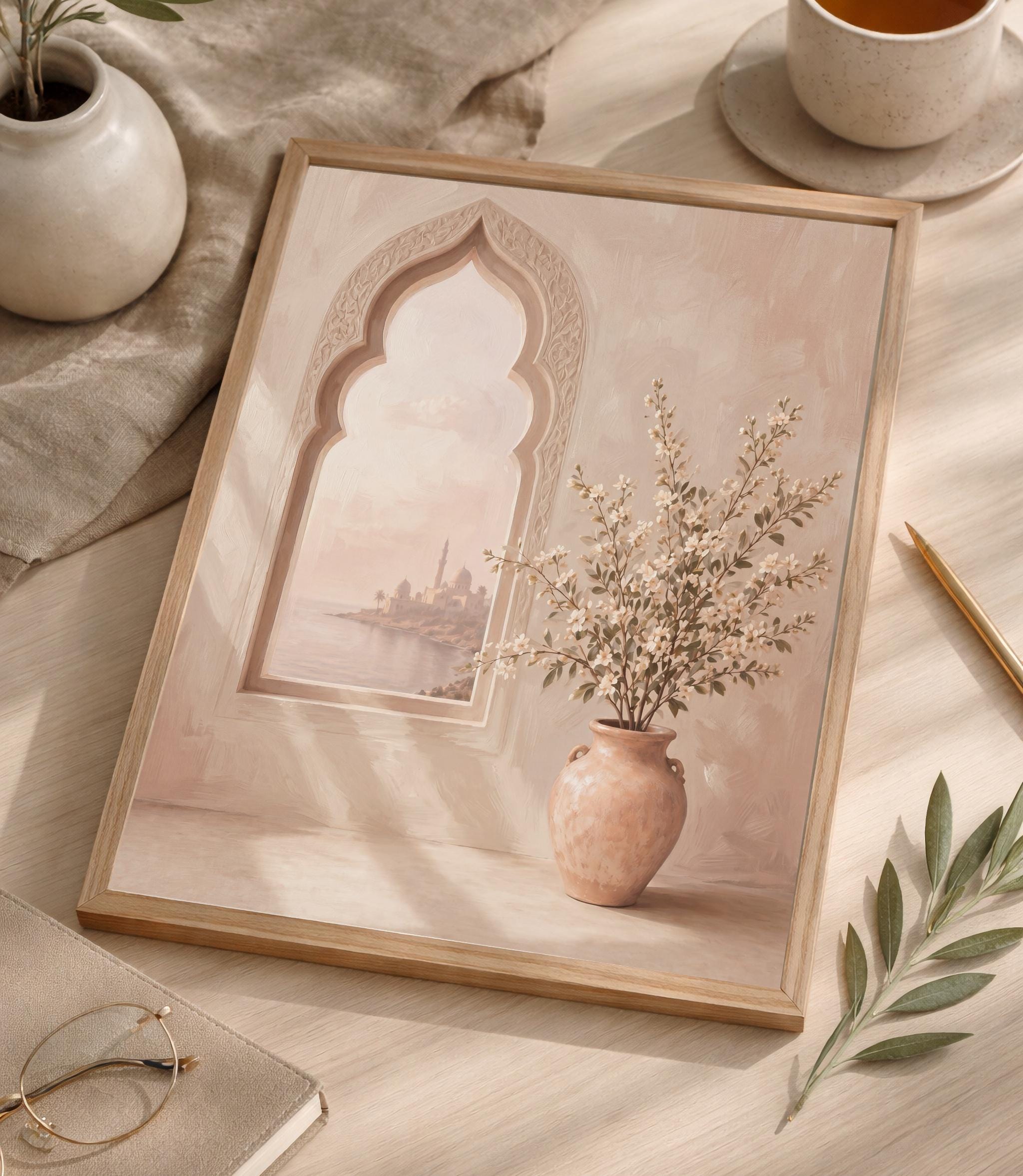 Flowers in the Light of an Arch Window — image 9